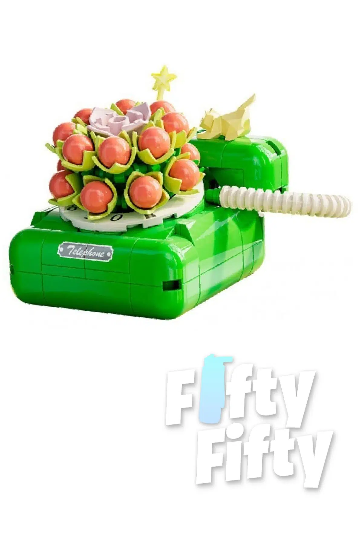 JAKİ Plante Serisi Çiçekli Telefon 189 Parça Oyucak Yapım Seti -FFJK2718