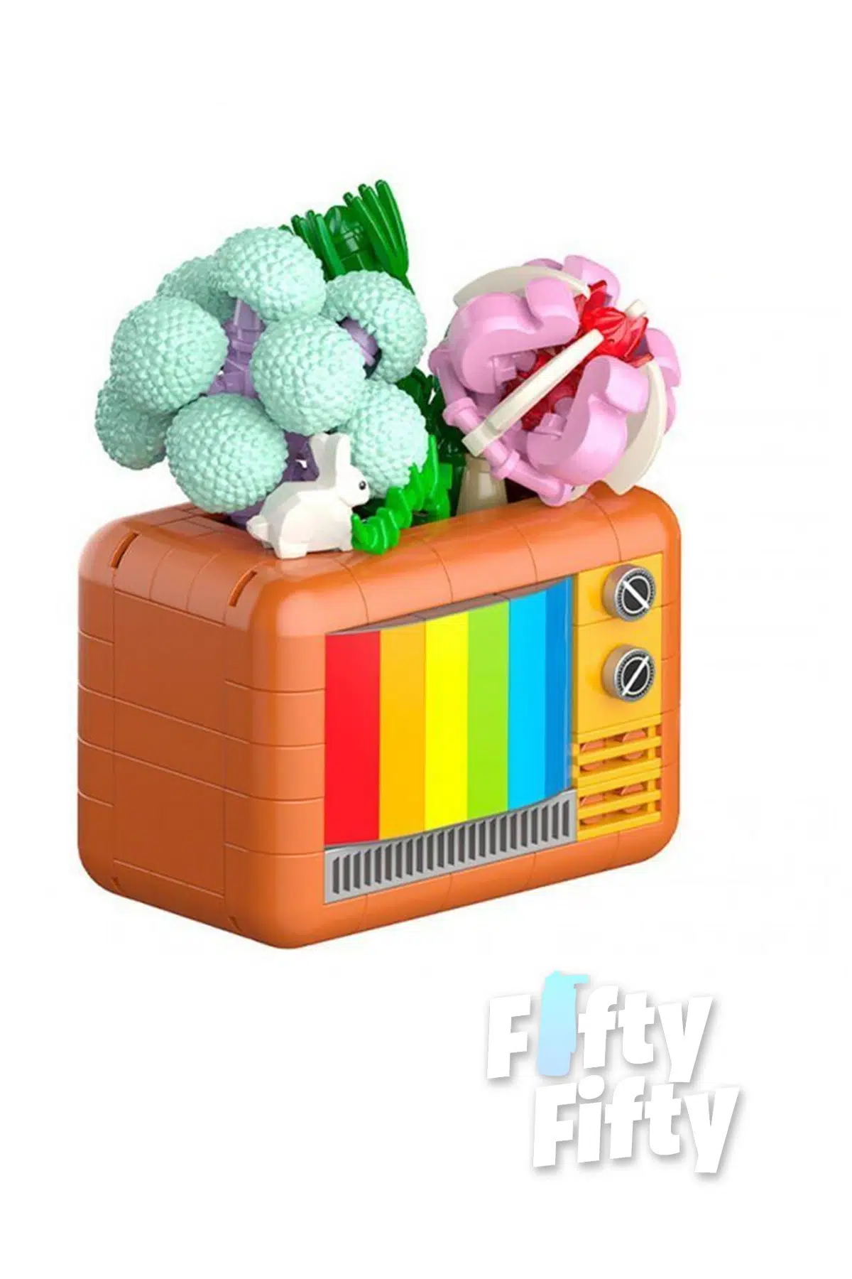 JAKİ Plante Serisi Renkli TV 207 Parça Oyucak Yapım Seti -FFJK2716