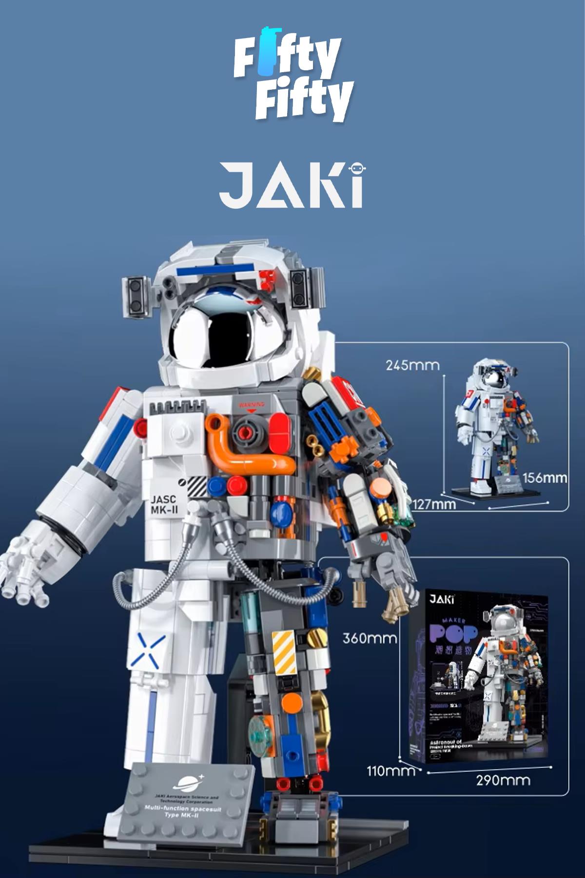 Jaki Space Serisi/astronot -JK9106 (+800 Parça) Oyuncak Yapım Seti