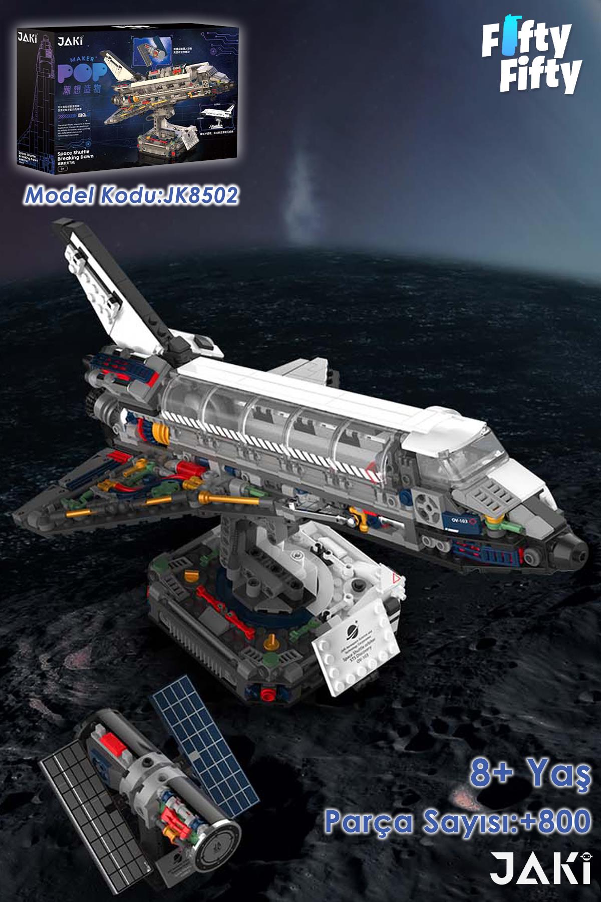 Jaki Space Serisi/uzay Aracı -JK8502 (+800 Parça) Oyuncak Yapım Seti