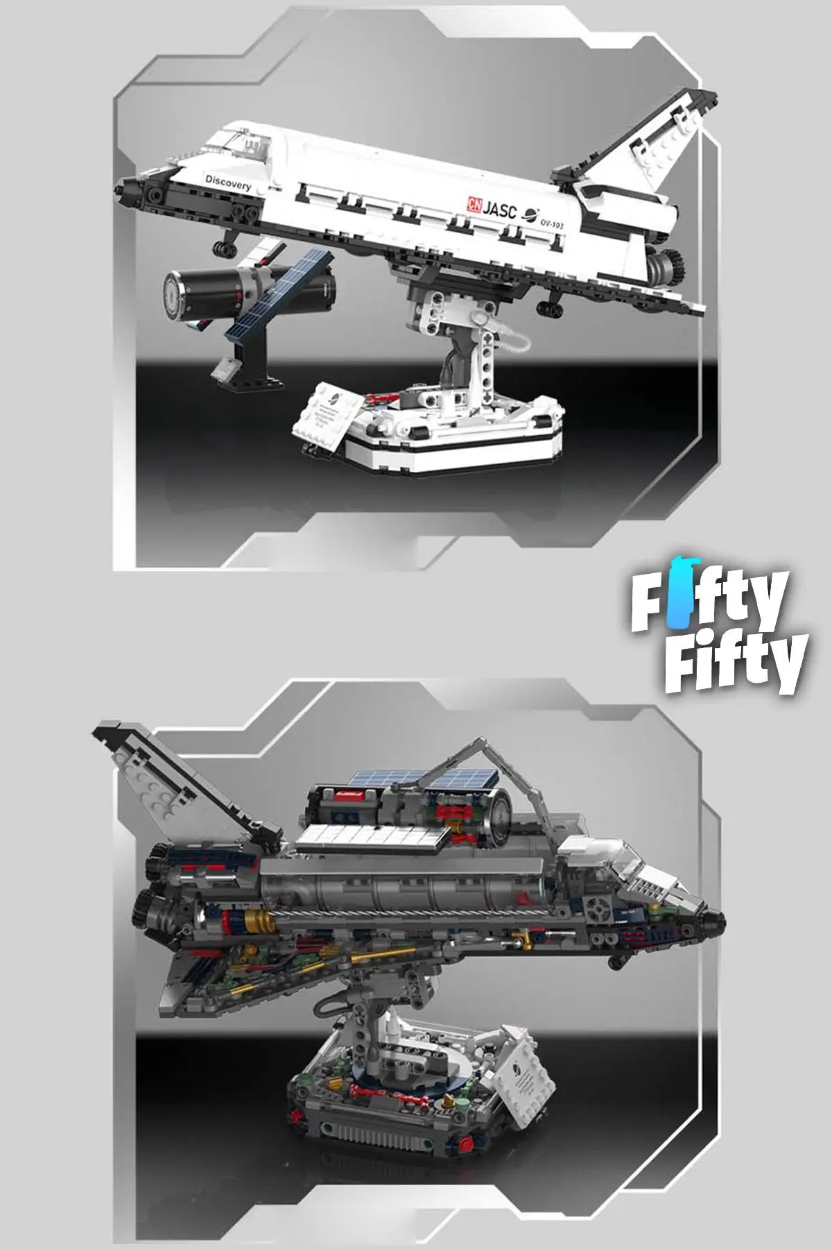 Jaki Space Serisi/uzay Aracı -JK8502 (+800 Parça) Oyuncak Yapım Seti