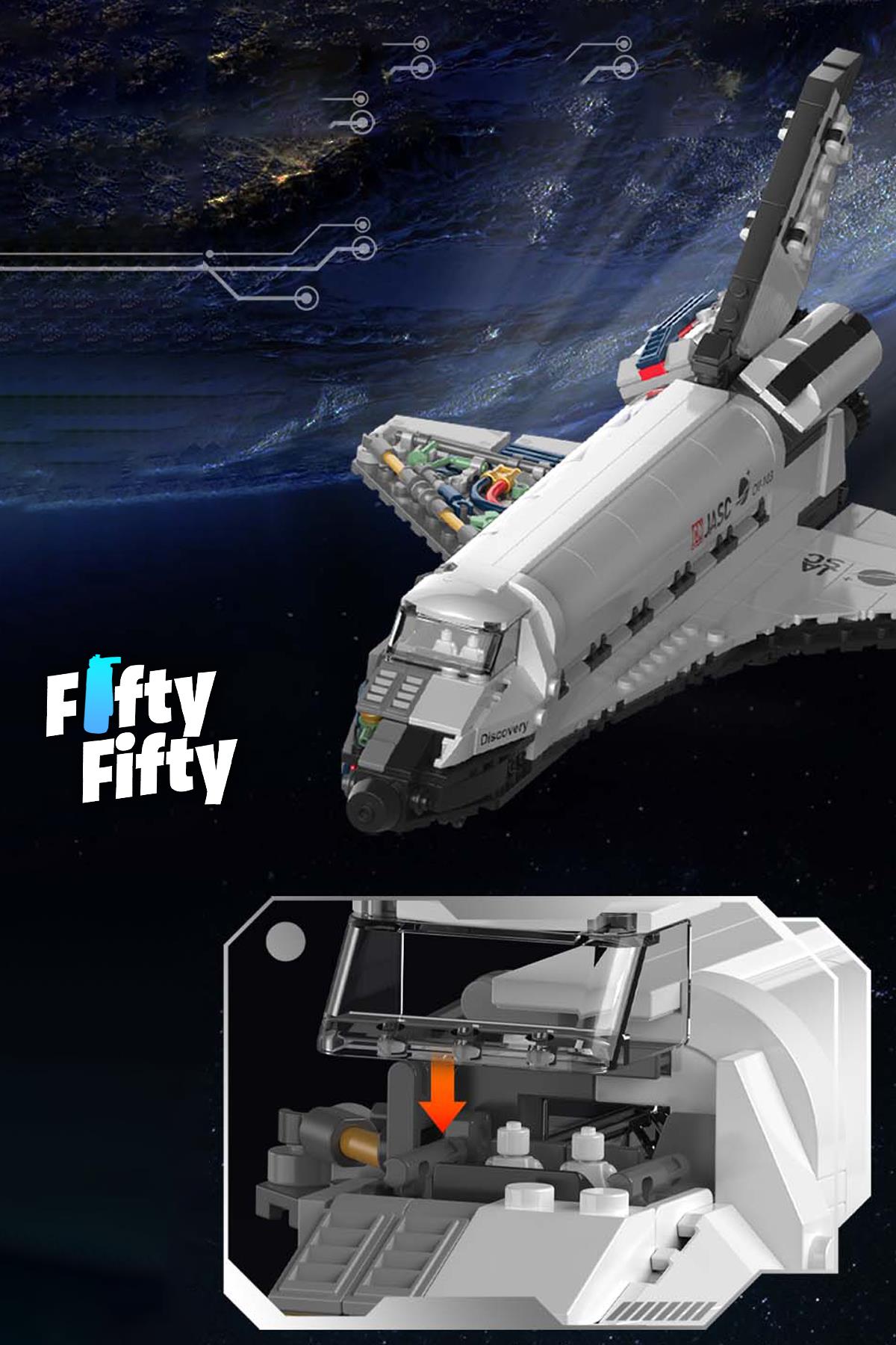 Jaki Space Serisi/uzay Aracı -JK8502 (+800 Parça) Oyuncak Yapım Seti