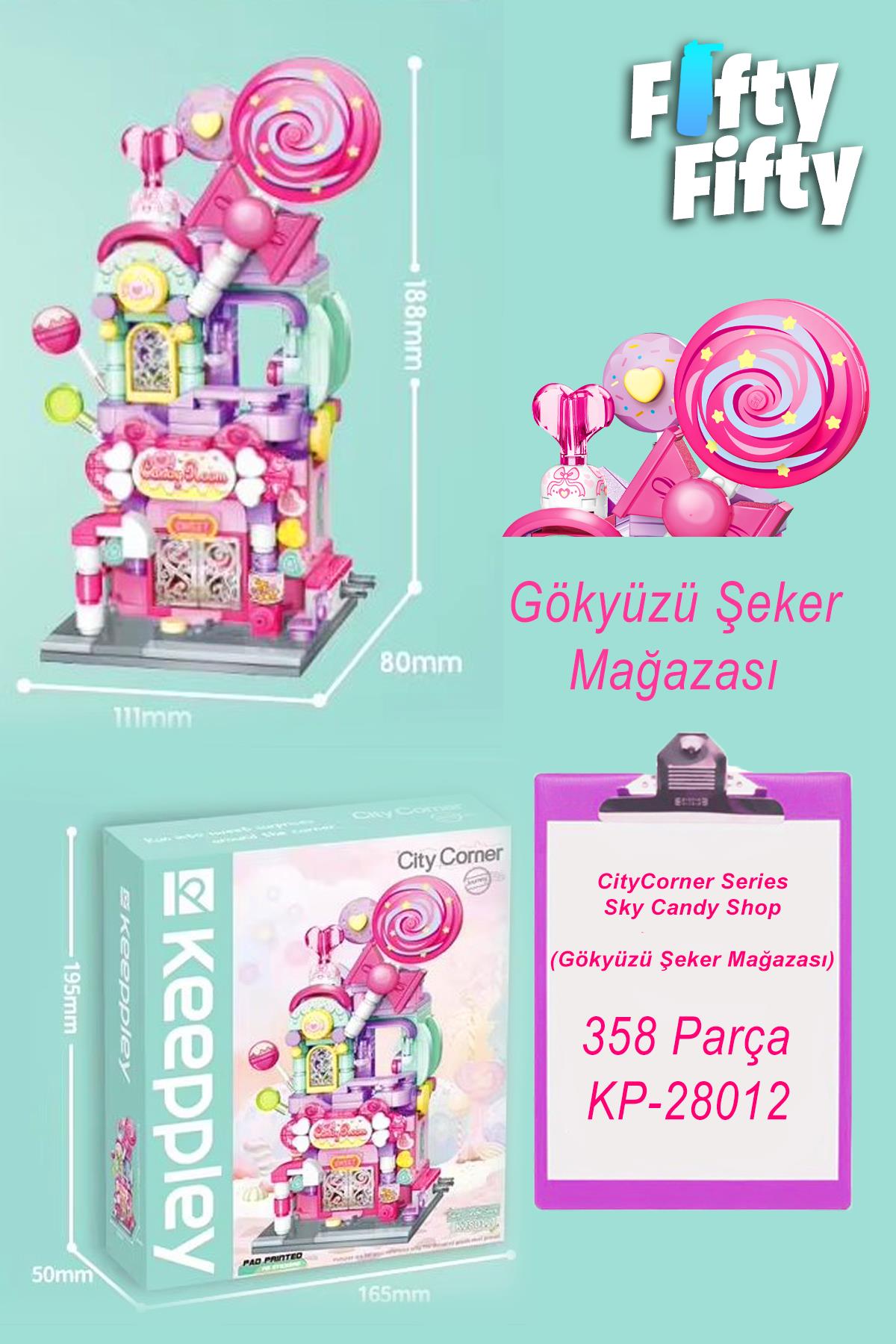 Keeppley City Corner/şehir Köşesi Serisi Çiçek Mağazası (356 Parça) Oyuncak Yapım Seti 28016