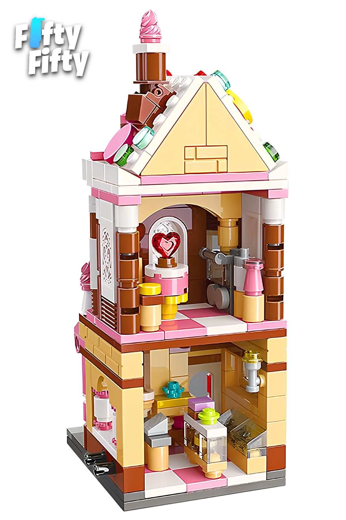 Keeppley City Corner/şehir Köşesi Serisi Tatlı Mağazası (344 Parça) Oyuncak Yapım Seti FFK-0101