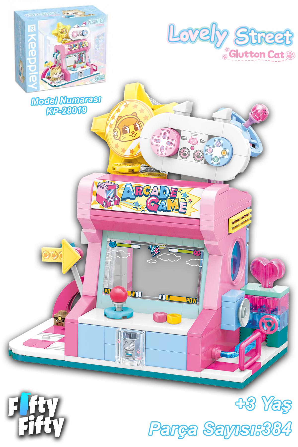 Keeppley Lovely Street/sevimli Sokak Serisi Oyun Dükkanı (384 PARÇA) Oyuncak Yapım Seti F28019