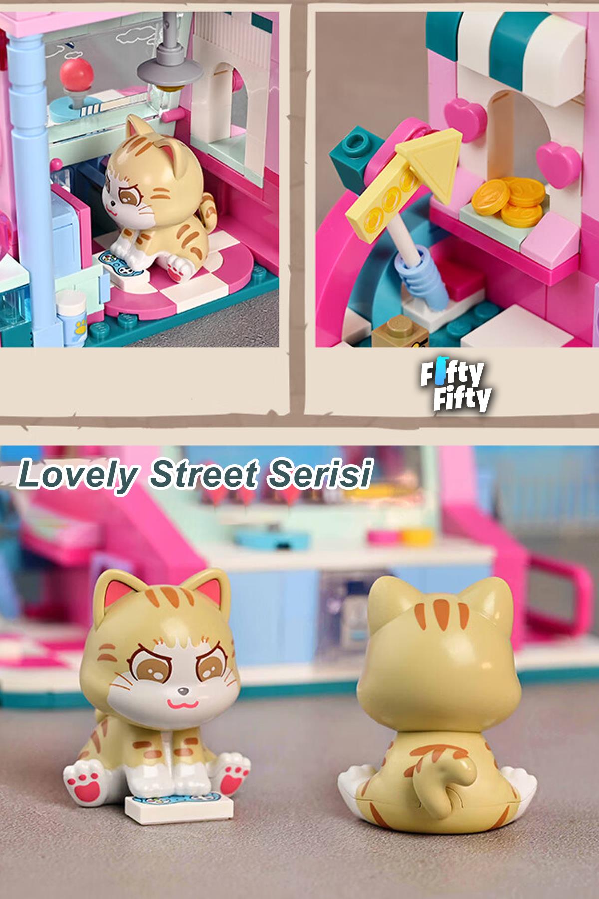 Keeppley Lovely Street/sevimli Sokak Serisi Oyun Dükkanı (384 PARÇA) Oyuncak Yapım Seti F28019