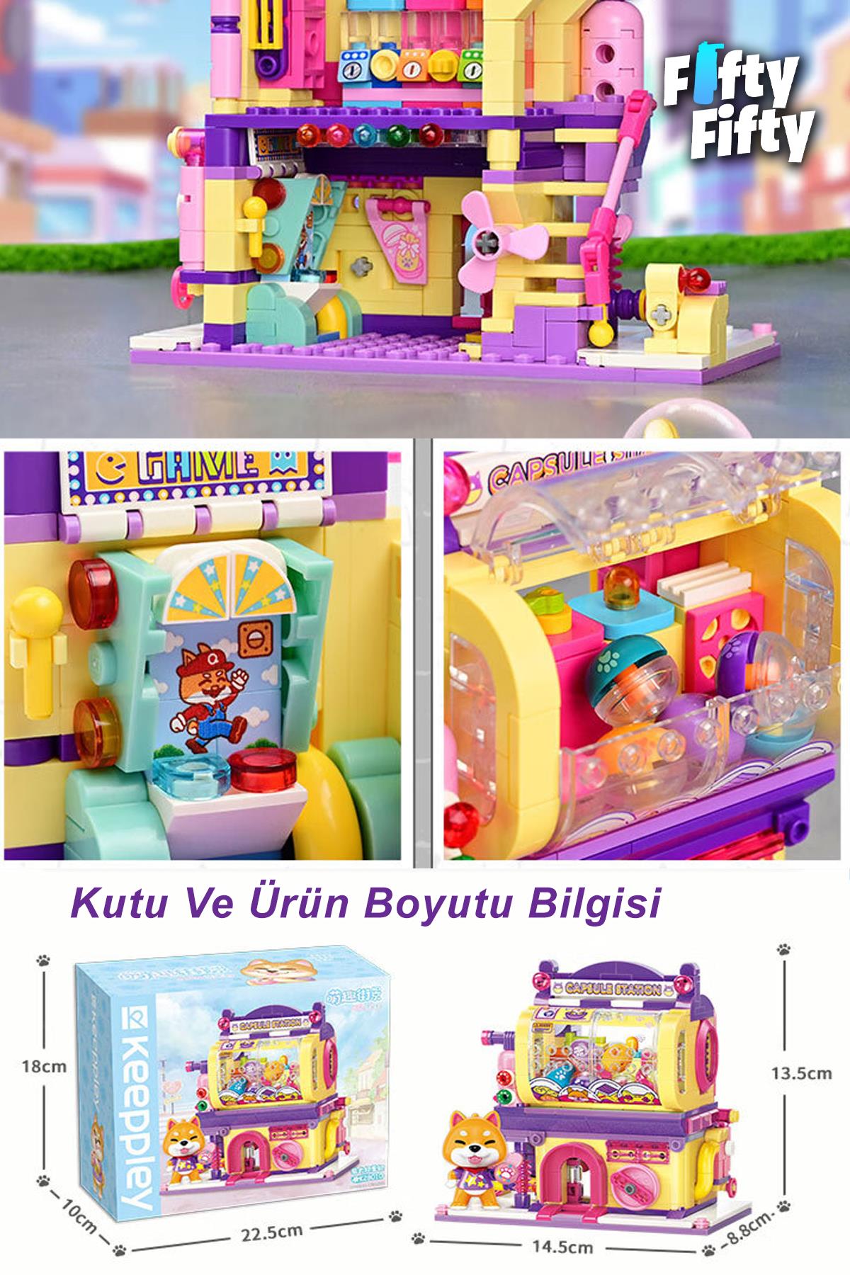 Keeppley Lovely Street/sevimli Sokak Serisi Kapsül Oyuncak Dükkanı (435 Parça) Oyuncak Yapım Seti FFK-28010