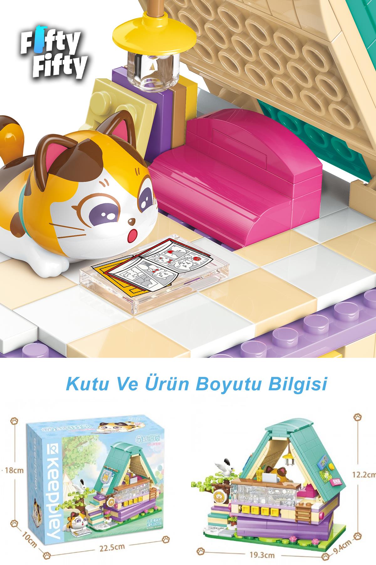 Keeppley Lovely Street/sevimli Sokak Serisi Çizgi Roman Dükkanı (324 Parça) Oyuncak Yapım Seti FFK-28018