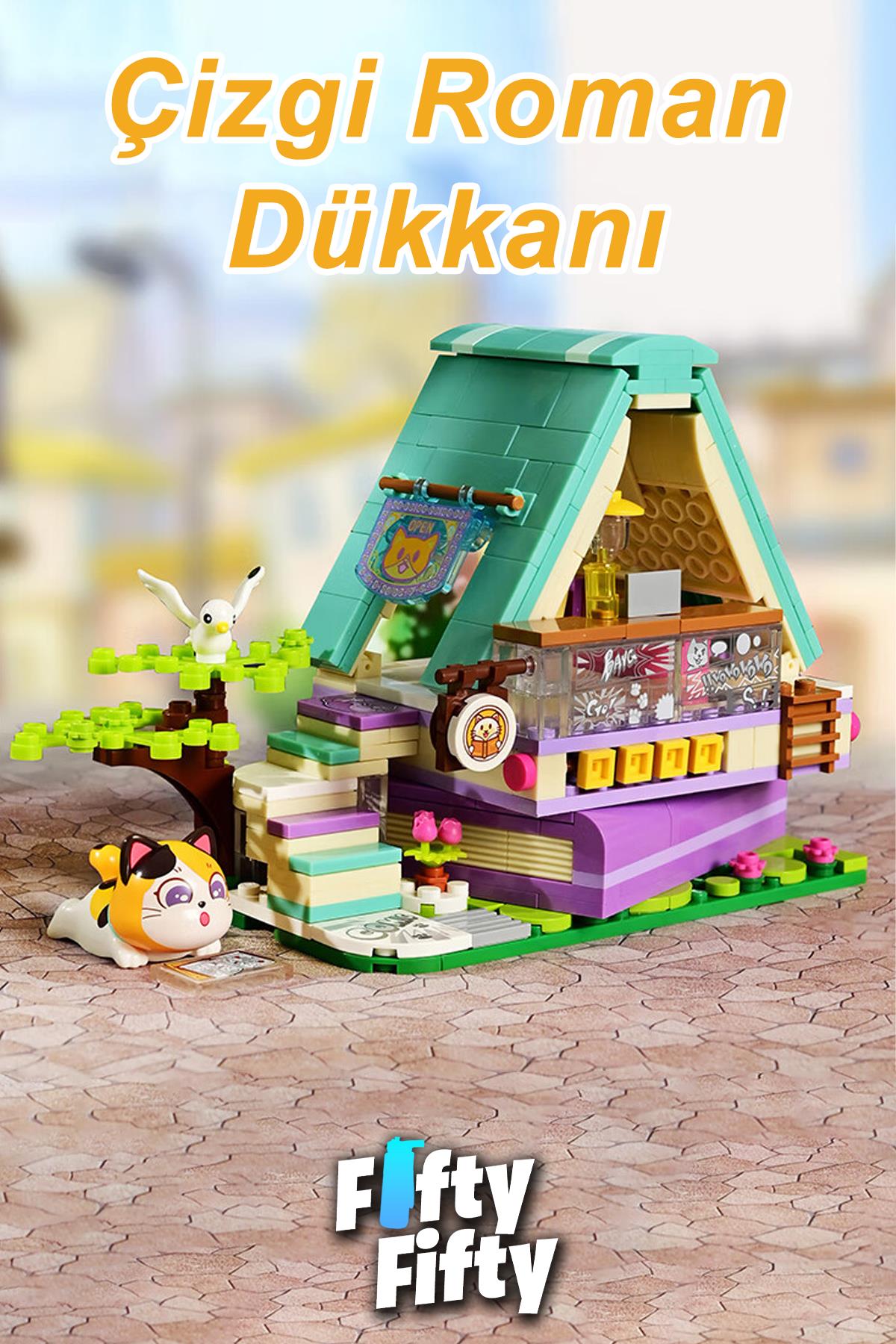 Keeppley Lovely Street/sevimli Sokak Serisi Çizgi Roman Dükkanı (324 Parça) Oyuncak Yapım Seti FFK-28018