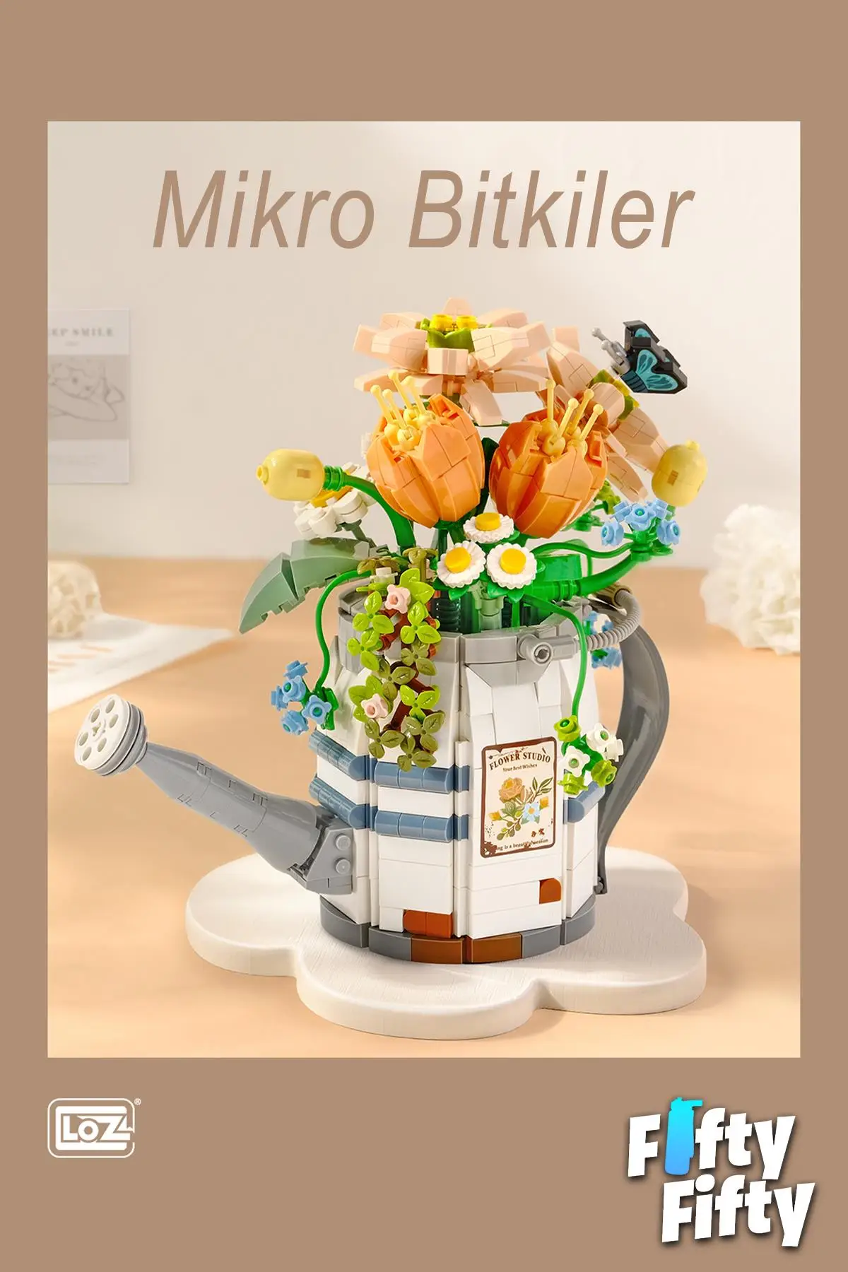 Loz Mikro Bitkiler -LZ1936 (973 Parça) Oyuncak Yapım Seti