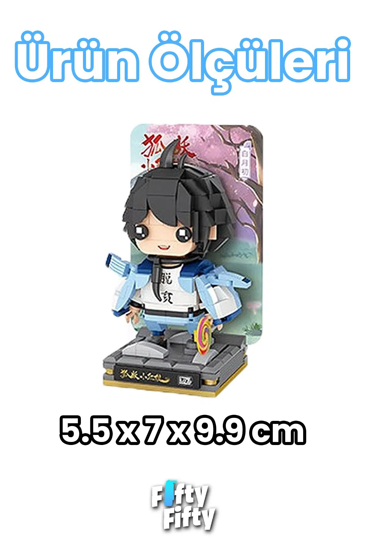 Loz Micro Anime Serisi 1322 Modeli 349 Parça Dekoratif Oyuncak Yapım Seti Yapı Blok FFLZ-1322