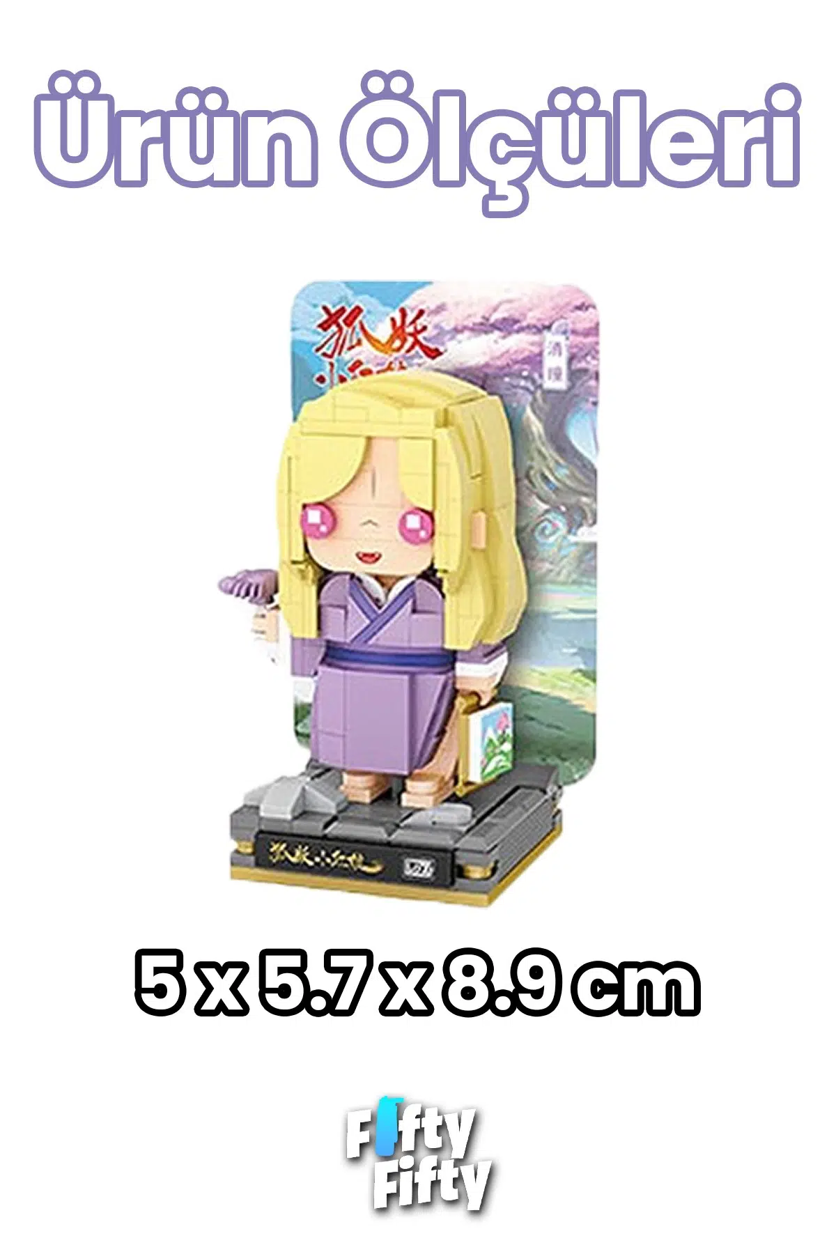 Loz Micro Anime Serisi 1323 Modeli 332 Parça Dekoratif Oyuncak Yapım Seti Yapı Blok FFLZ-1323