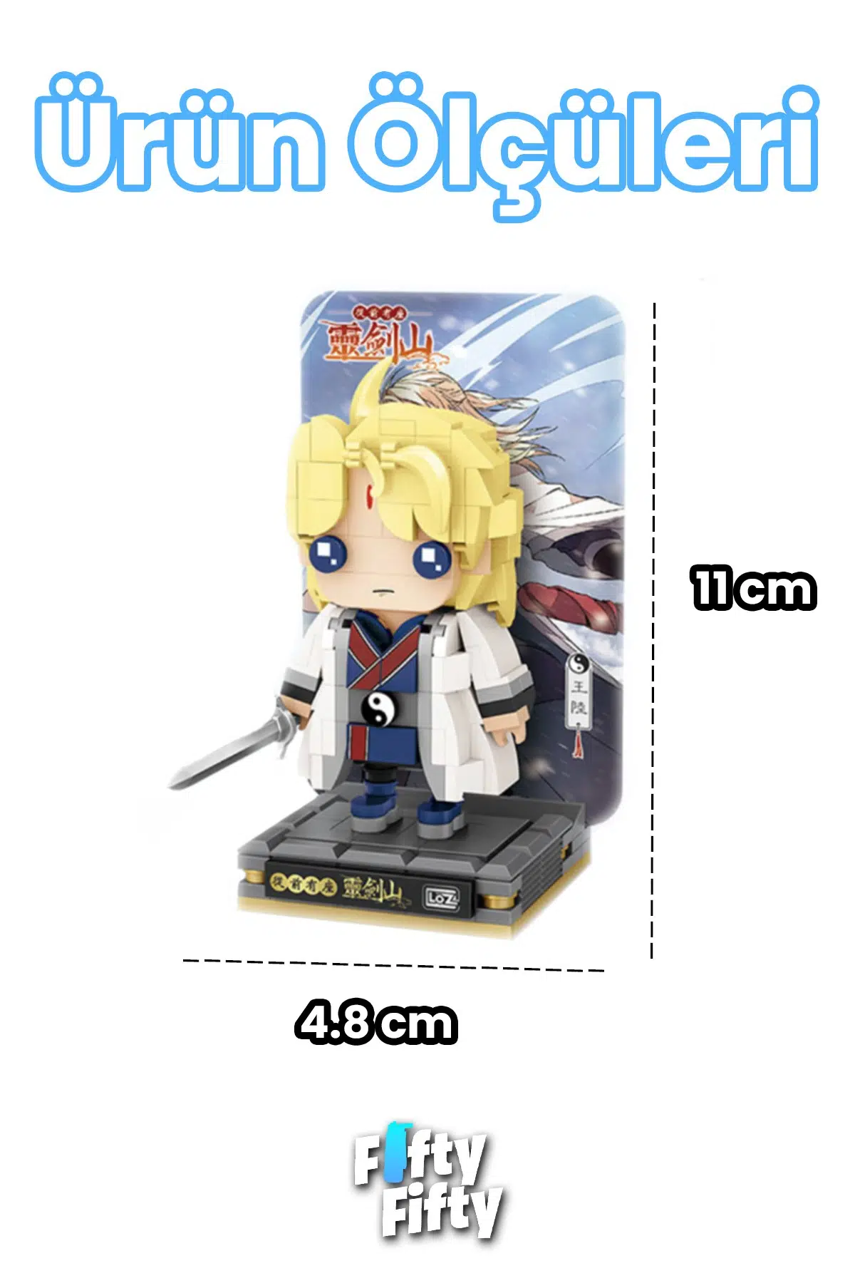 Loz Micro Anime Serisi 1334 Modeli 294 Parça Dekoratif Oyuncak Yapım Seti Yapı Blok FFLZ-1334