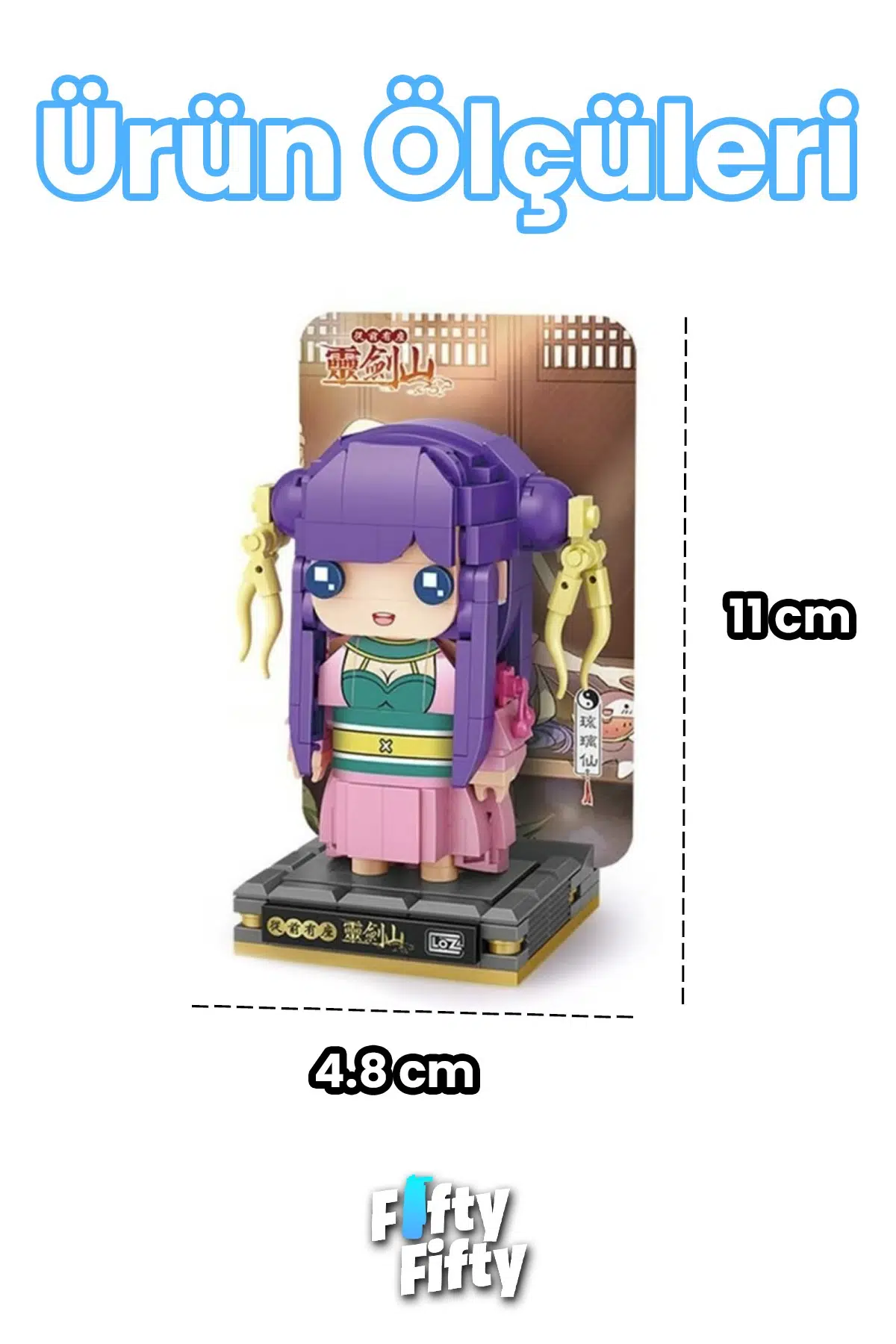 Loz Micro Anime Serisi 1337 Modeli 312 Parça Dekoratif Oyuncak Yapım Seti Yapı Blok FFLZ-1337