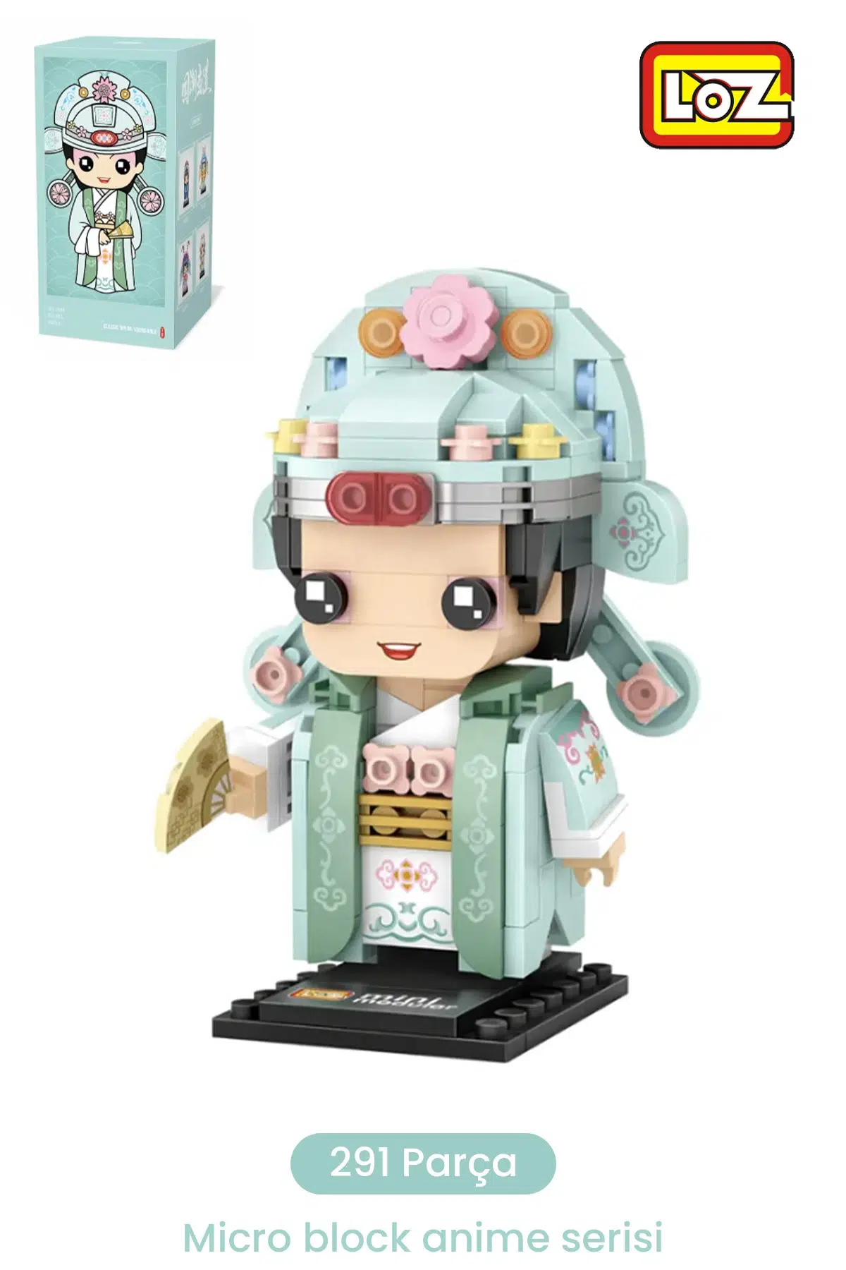 Loz Micro Anime Serisi 1544 Modeli 291 Parça Dekoratif Oyuncak Yapım Seti Yapı Blok
