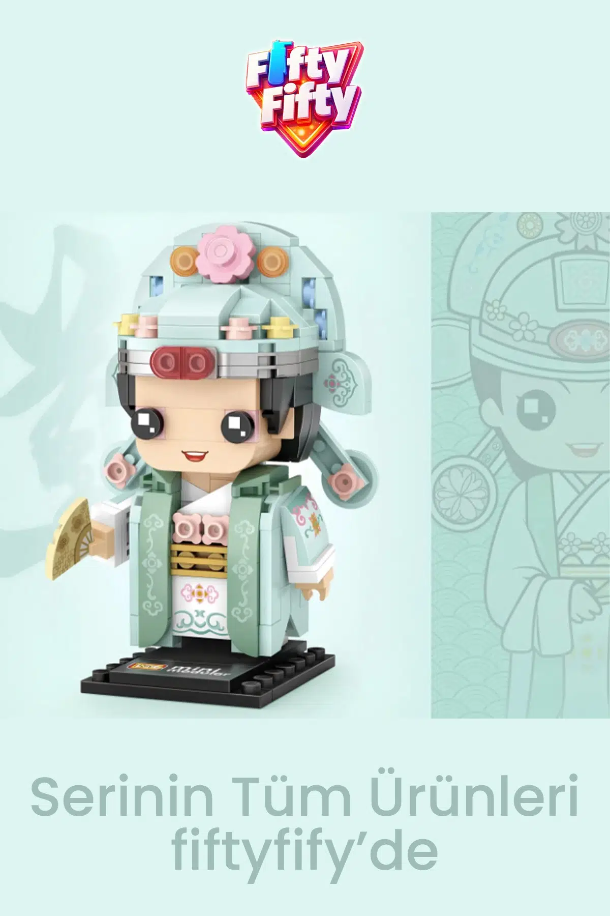 Loz Micro Anime Serisi 1544 Modeli 291 Parça Dekoratif Oyuncak Yapım Seti Yapı Blok