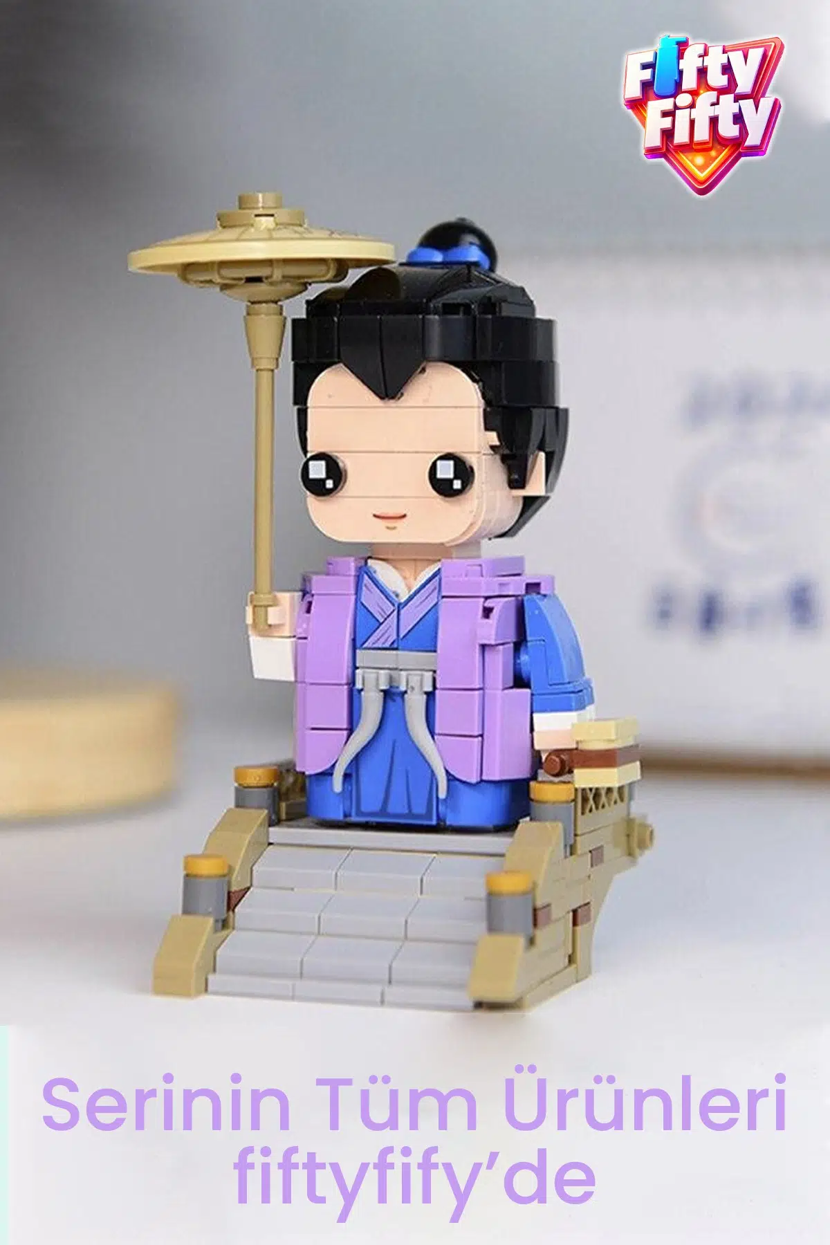 Loz Micro Anime Serisi 1546 Modeli 345 Parça Dekoratif Oyuncak Yapım Seti Yapı Blok