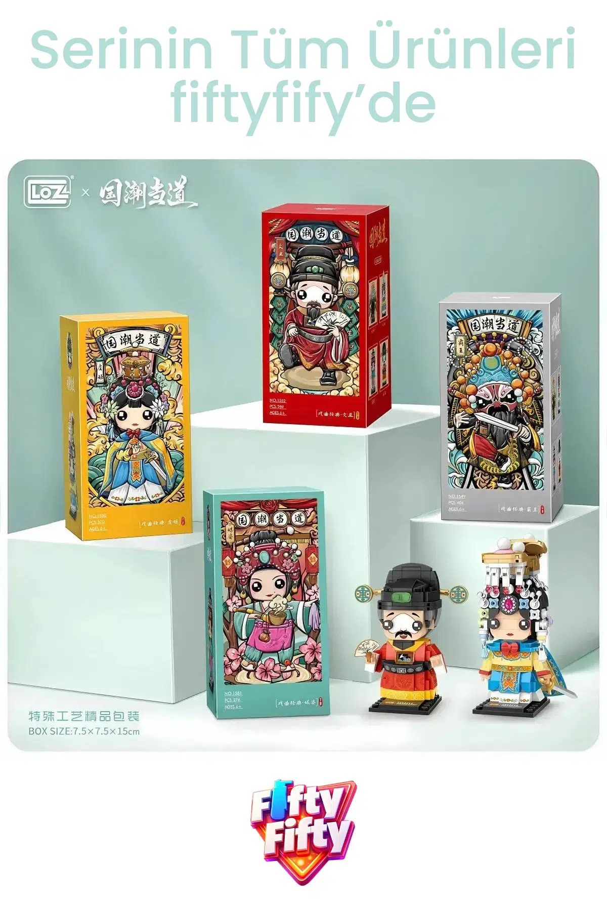 Loz Micro Anime Serisi 1546 Modeli 345 Parça Dekoratif Oyuncak Yapım Seti Yapı Blok