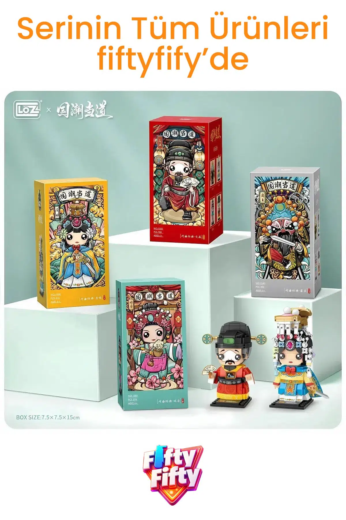 Loz Micro Anime Serisi 1552 Modeli 289 Parça Dekoratif Oyuncak Yapım Seti Yapı Blok