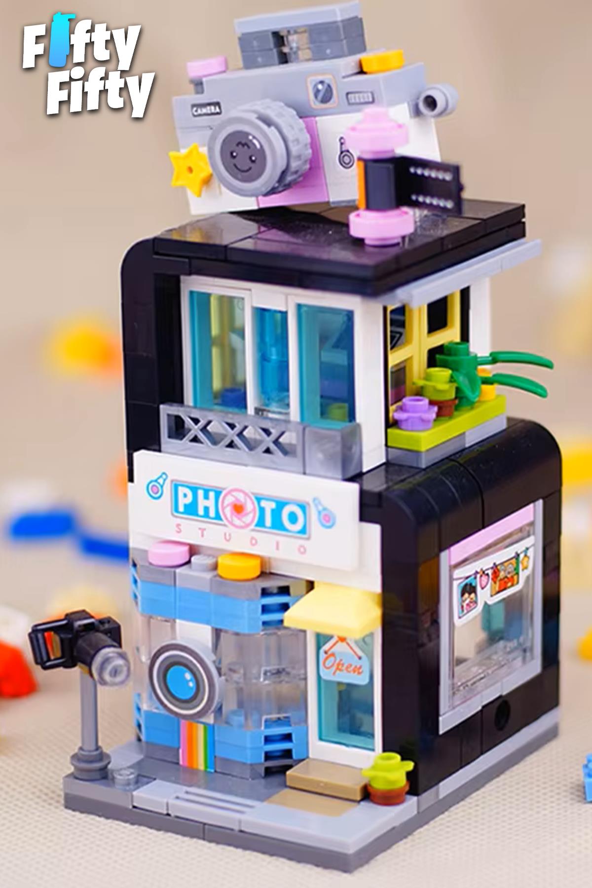 Loz Street Mini Serisi Fotoğraf Dükkanı -LZ1647 (346 Parça) Oyuncak Yapım Seti