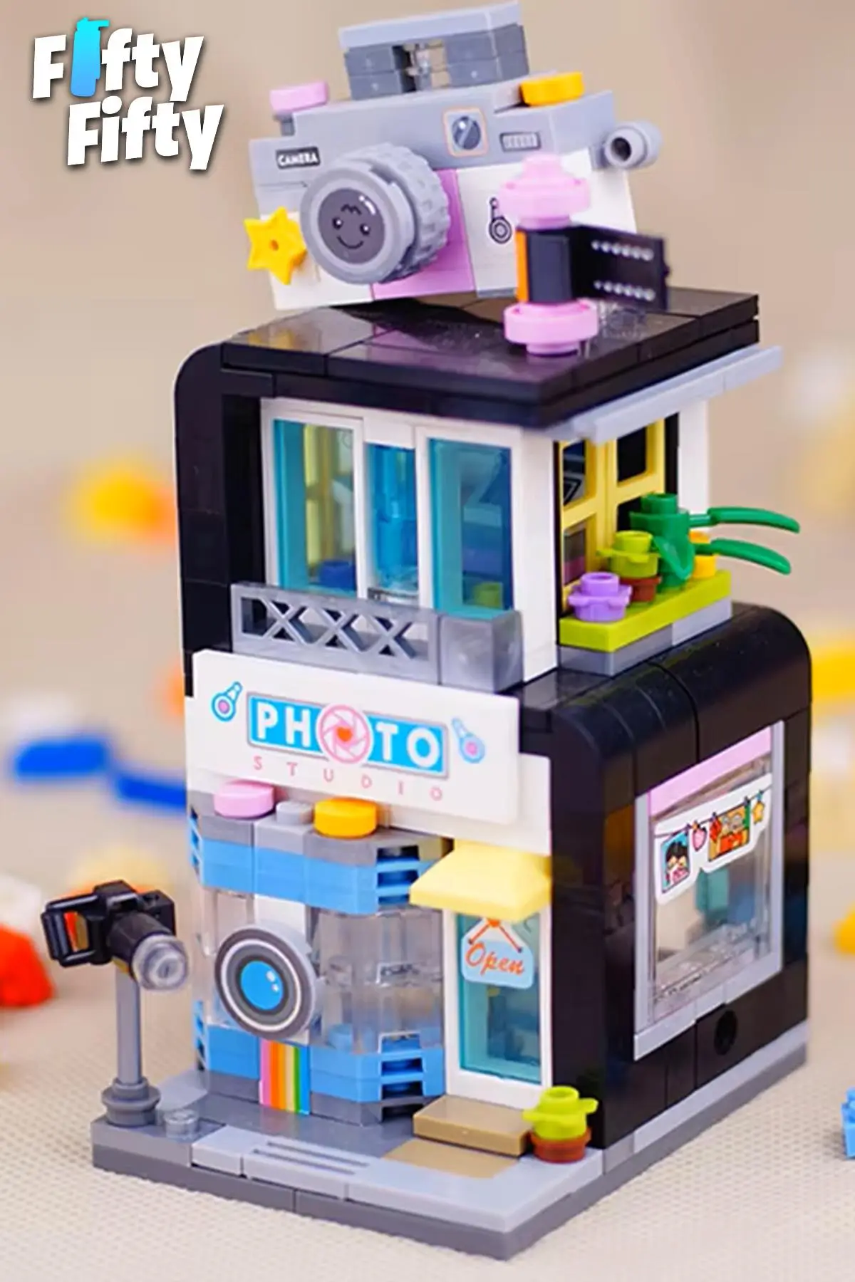 Loz Street Mini Serisi Fotoğraf Dükkanı -LZ1647 (346 Parça) Oyuncak Yapım Seti