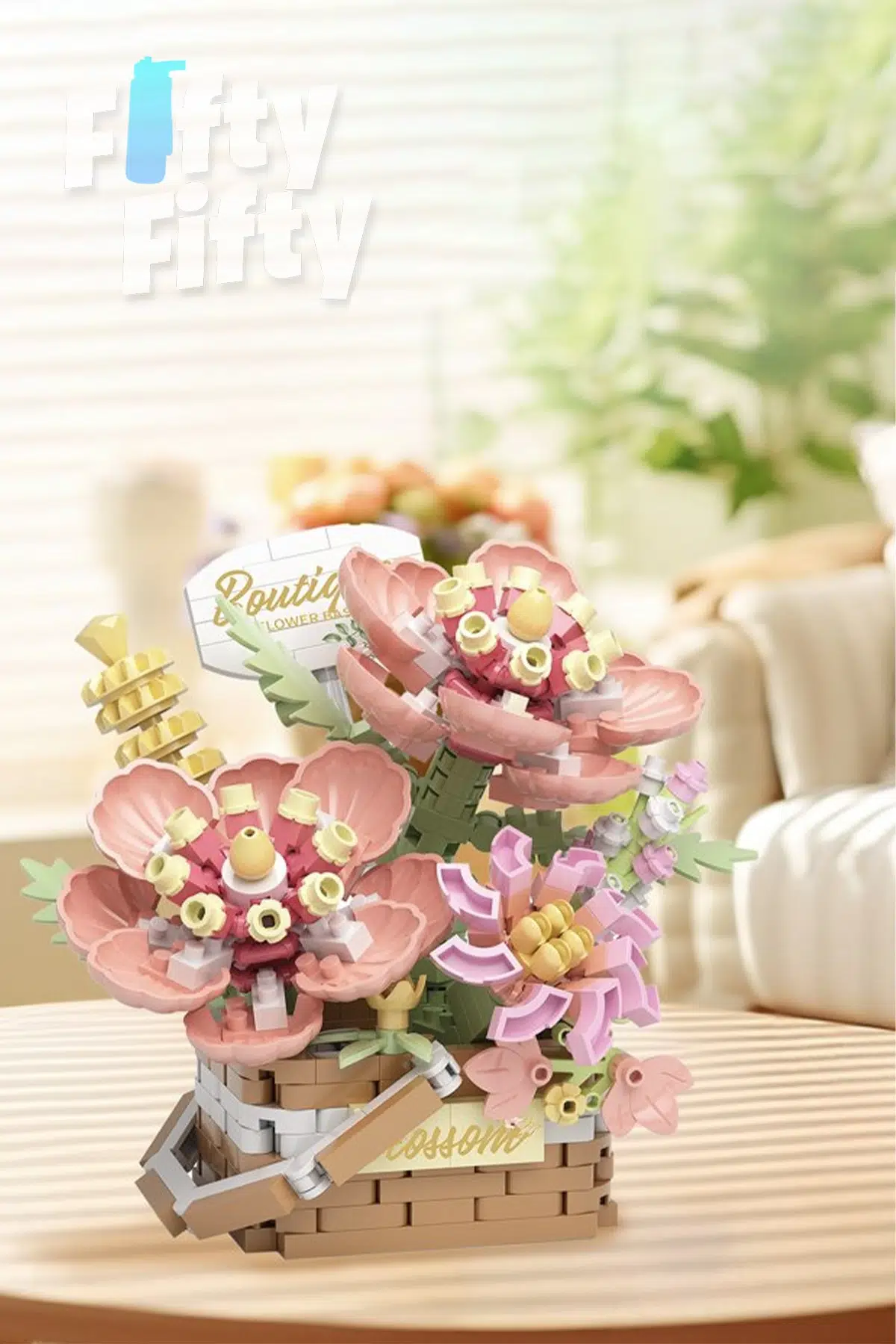 Panlos BOUTIQUE Serisi Mini Çiçek Buketi 455 Parça Oyuncak Yapım Seti -FFP1086