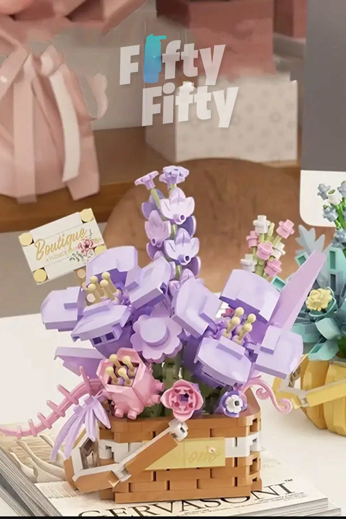 Panlos BOUTIQUE Serisi Mini Çiçek Buketi 515 Parça Oyuncak Yapım Seti -FFP1087