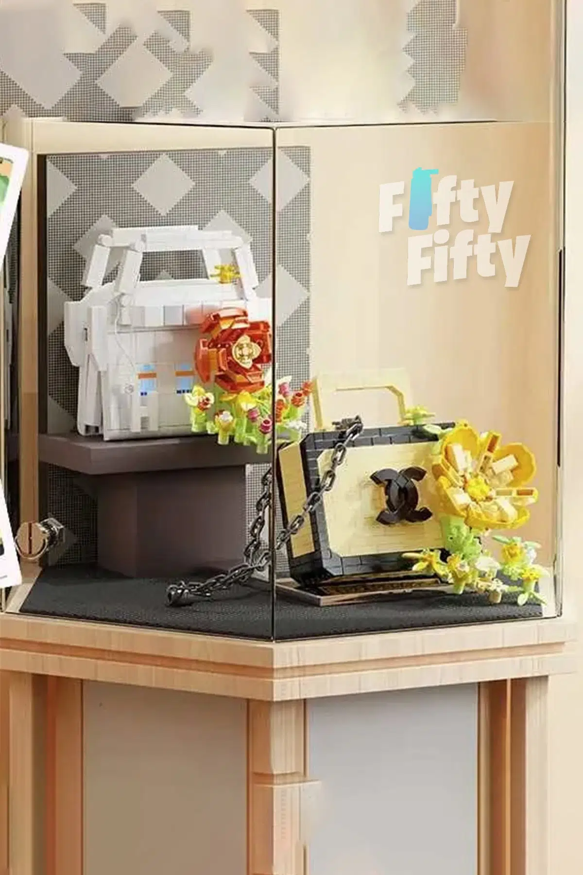 Panlos BOUTIQUE Serisi Siyah Çanta Figürü 484 Parça Oyuncak Yapım Seti -FFP1078