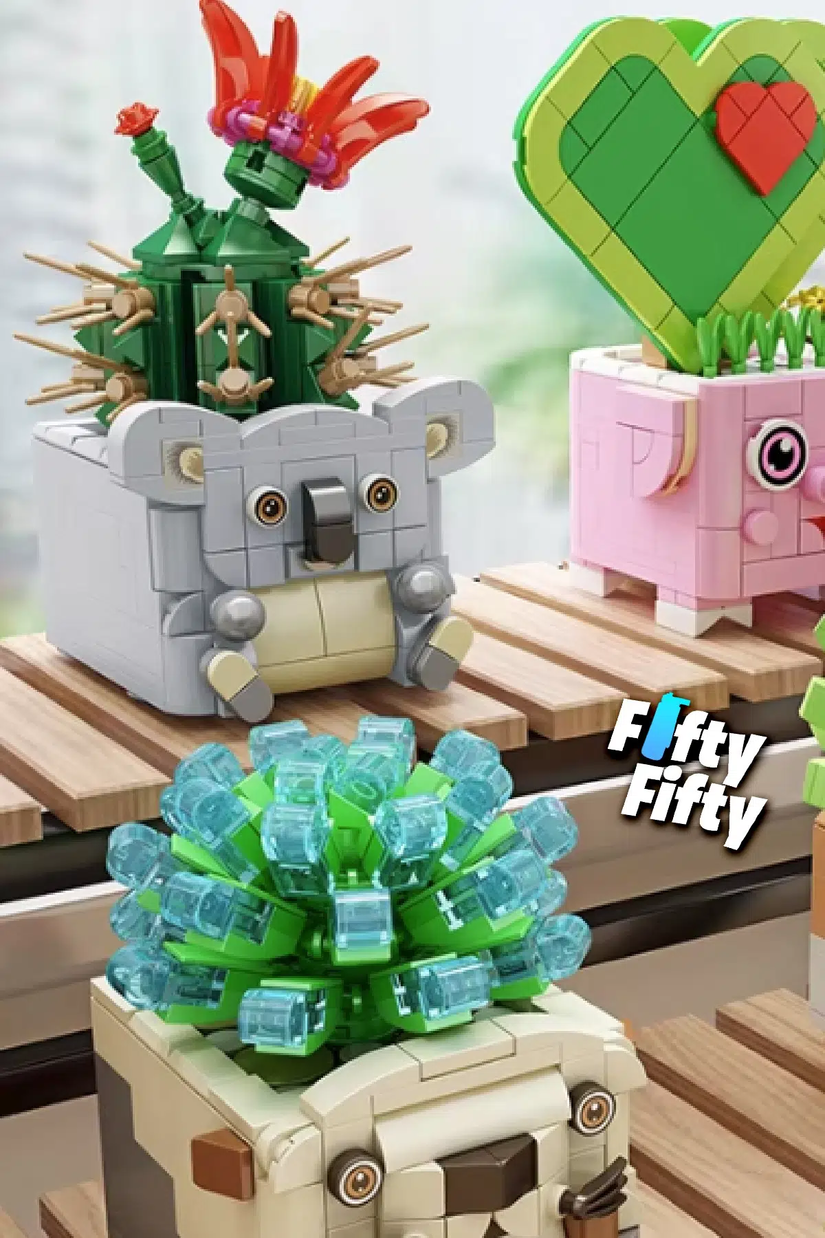 Panlos Mini Potted Plant Serisi Koala Figürü 297 Parça Oyuncak Yapım Seti -FFP655014