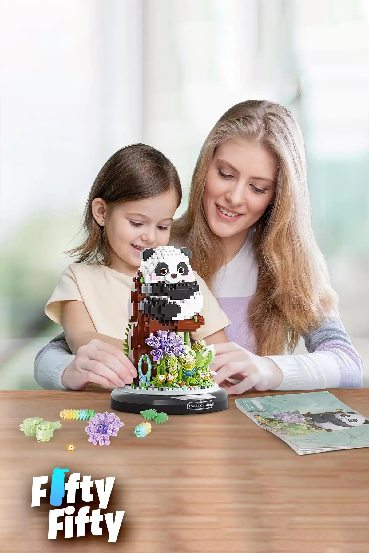 Panlos Yko Serisi Dekoratif ve Koleksiyonluk Panda Modeli 1083 Parça Yapım Seti -FFP1279