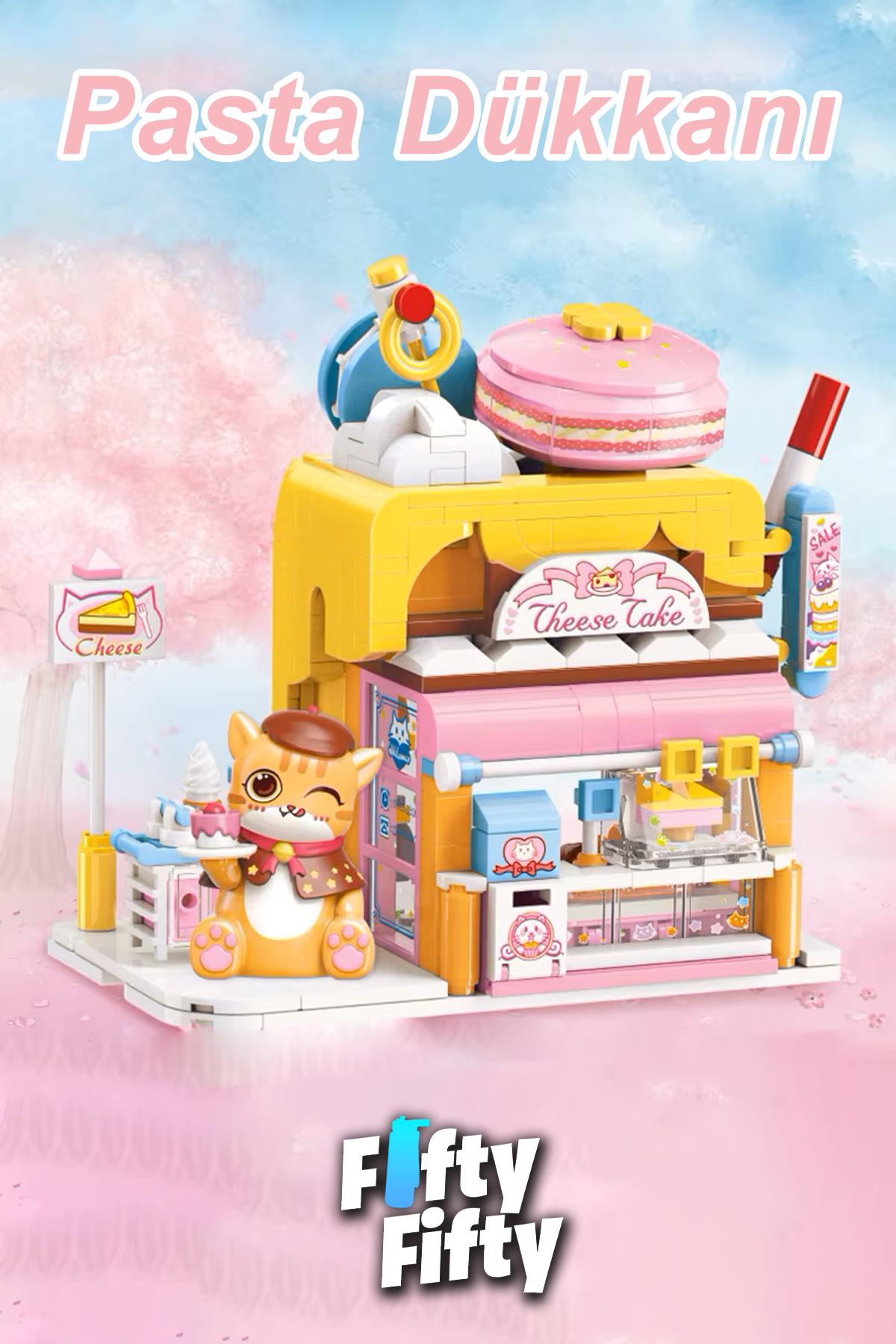 Keeppley Lovely Street/sevimli Sokak Serisi Pasta Dükkanı (364 Parça) Oyuncak Yapım Seti FFK-28006