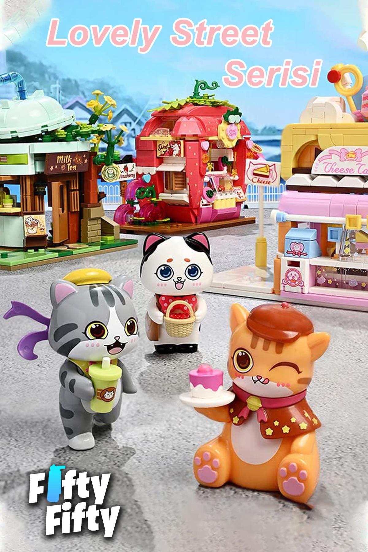 Keeppley Lovely Street/sevimli Sokak Serisi Pasta Dükkanı (364 Parça) Oyuncak Yapım Seti FFK-28006