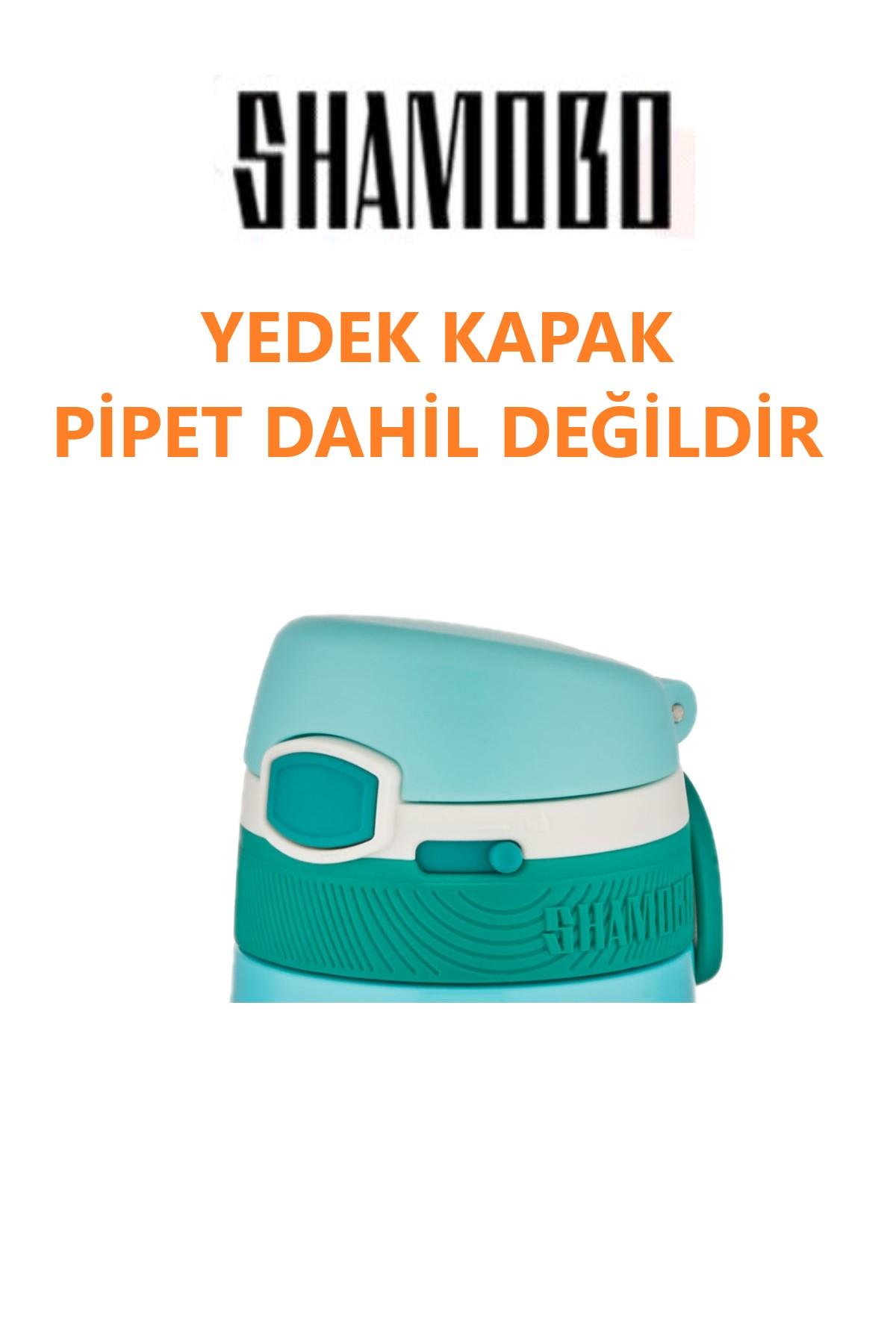 Shamobo YEDEK KAPAK --PİPET DAHİL DEĞİLDİR---350 ML ÇELİK TERMOS YEDEK KAPAĞI