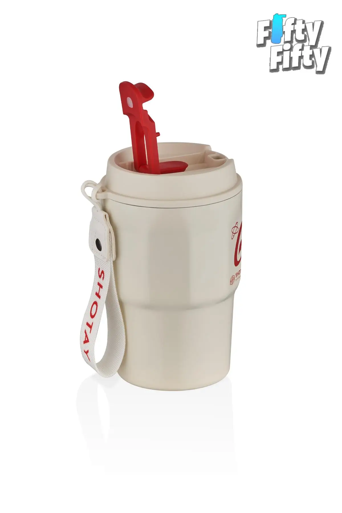 SHOTAY Çelik 450 ML Kahve Bardağı / Mug 6 Saat Sıcak/Soğuk Taşıma Askılı
