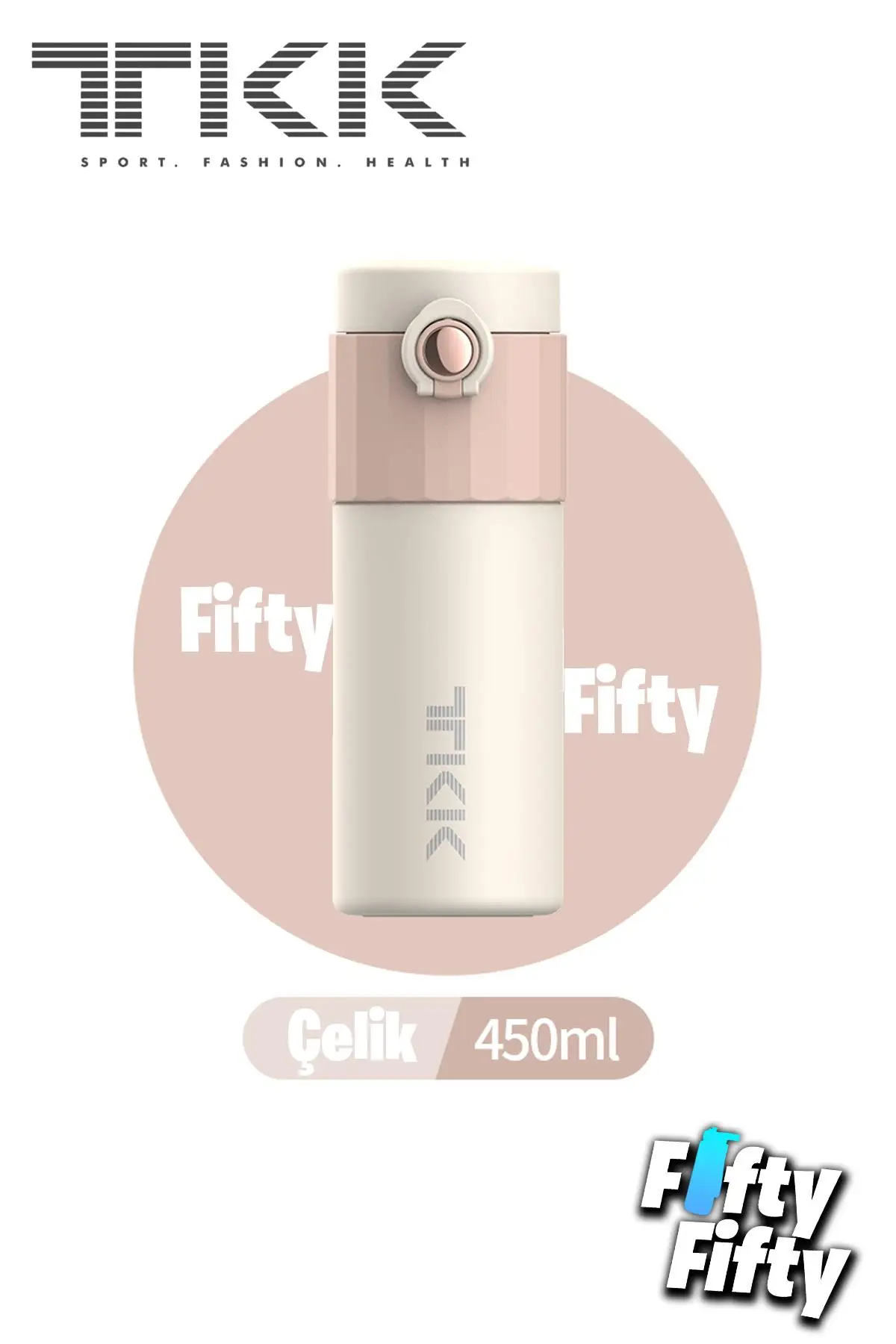 TKK 450 ML Çelik Mug Kahve Bardağı 6 Saate kadar Yalıtım 2007-450