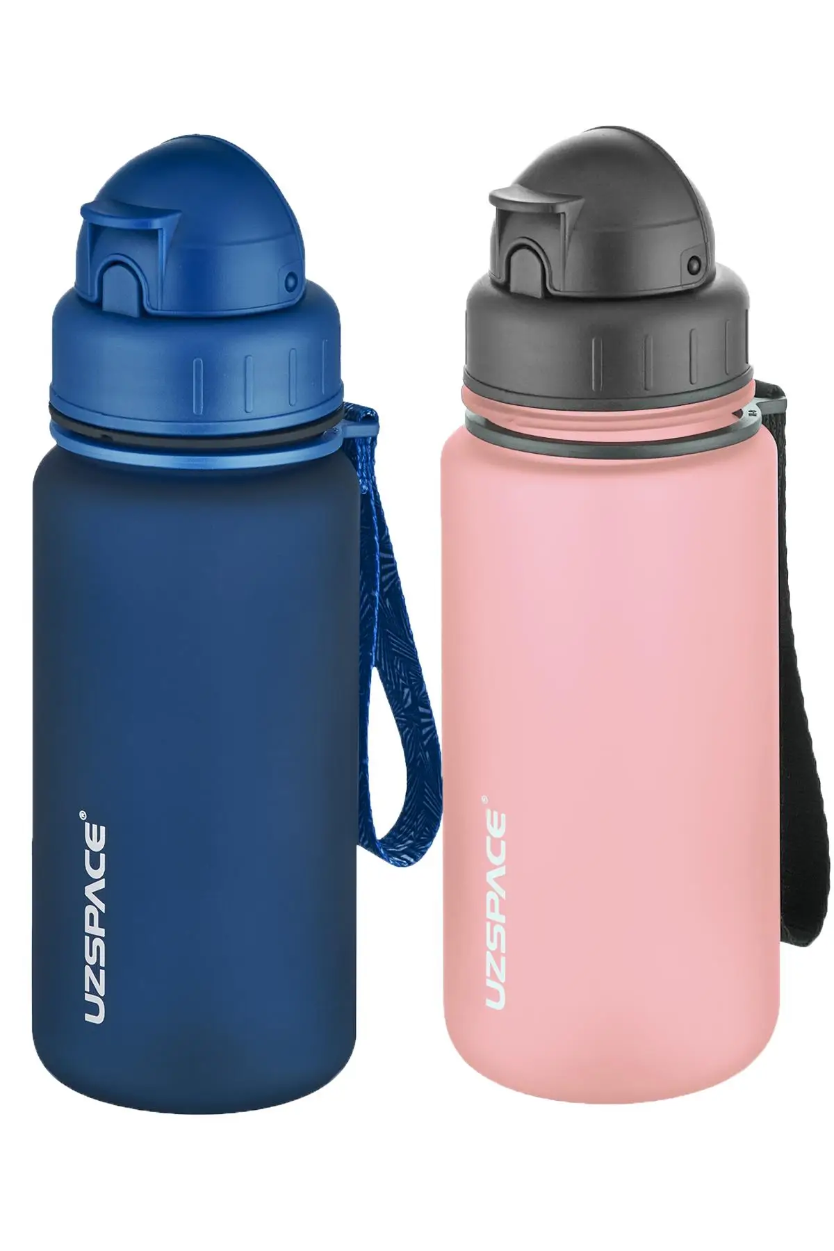 Uzspace 2`li Pipetli Tritan Matara Seti 400 ml FiftyFifty