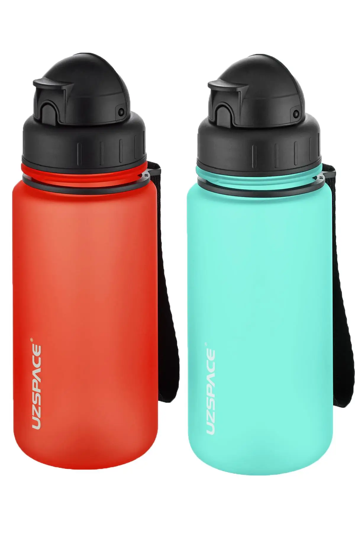 Uzspace 2'li Pipetli Tritan Matara Seti 400 ml FiftyFifty - FantasyRed-BuzMavisi