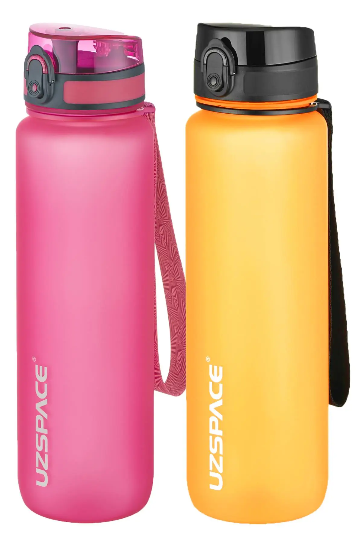 Uzspace 2`li Tritan Matara Seti 1000 ml Büyük Boy 14 Farklı Renk Seçeneği FiftyFifty
