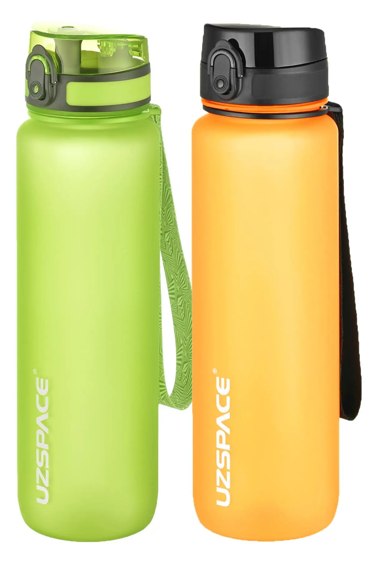 Uzspace 2`li Tritan Matara Seti 1000 ml Büyük Boy 14 Farklı Renk Seçeneği FiftyFifty