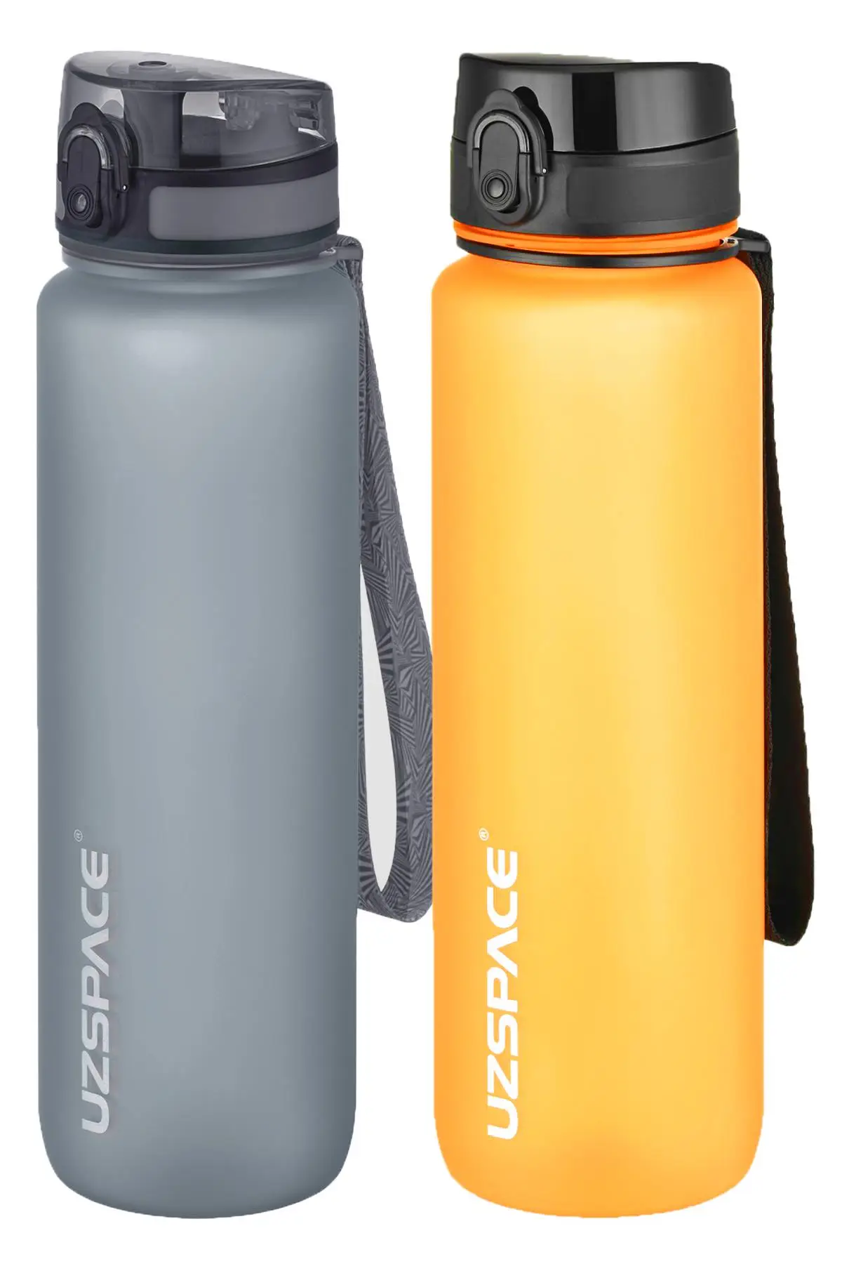 Uzspace 2`li Tritan Matara Seti 1000 ml Büyük Boy 14 Farklı Renk Seçeneği FiftyFifty