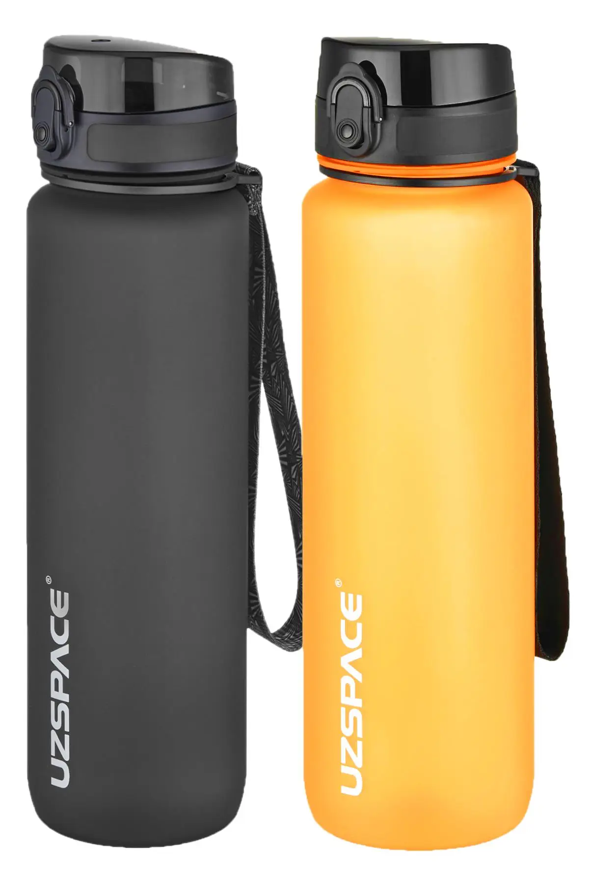 Uzspace 2`li Tritan Matara Seti 1000 ml Büyük Boy 14 Farklı Renk Seçeneği FiftyFifty