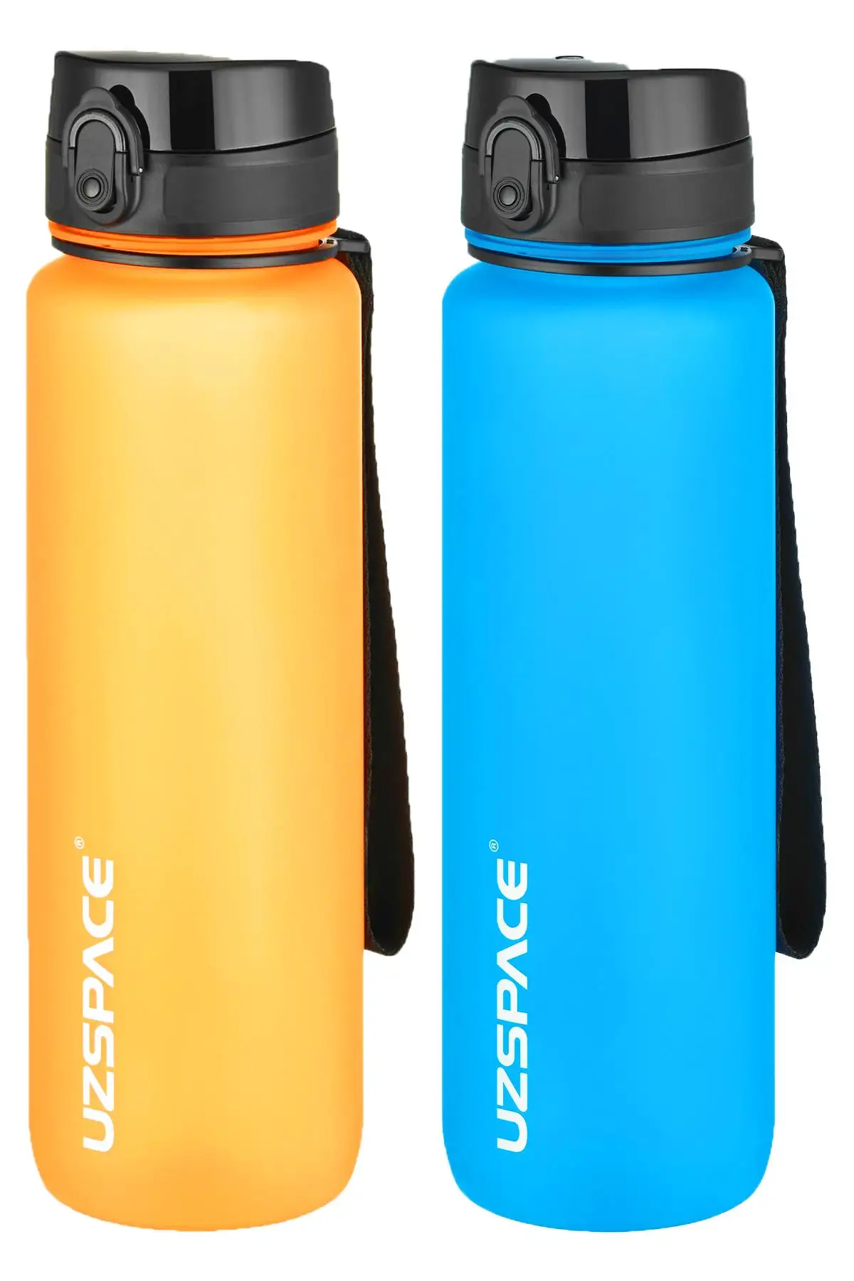 Uzspace 2`li Tritan Matara Seti 1000 ml Büyük Boy 14 Farklı Renk Seçeneği FiftyFifty