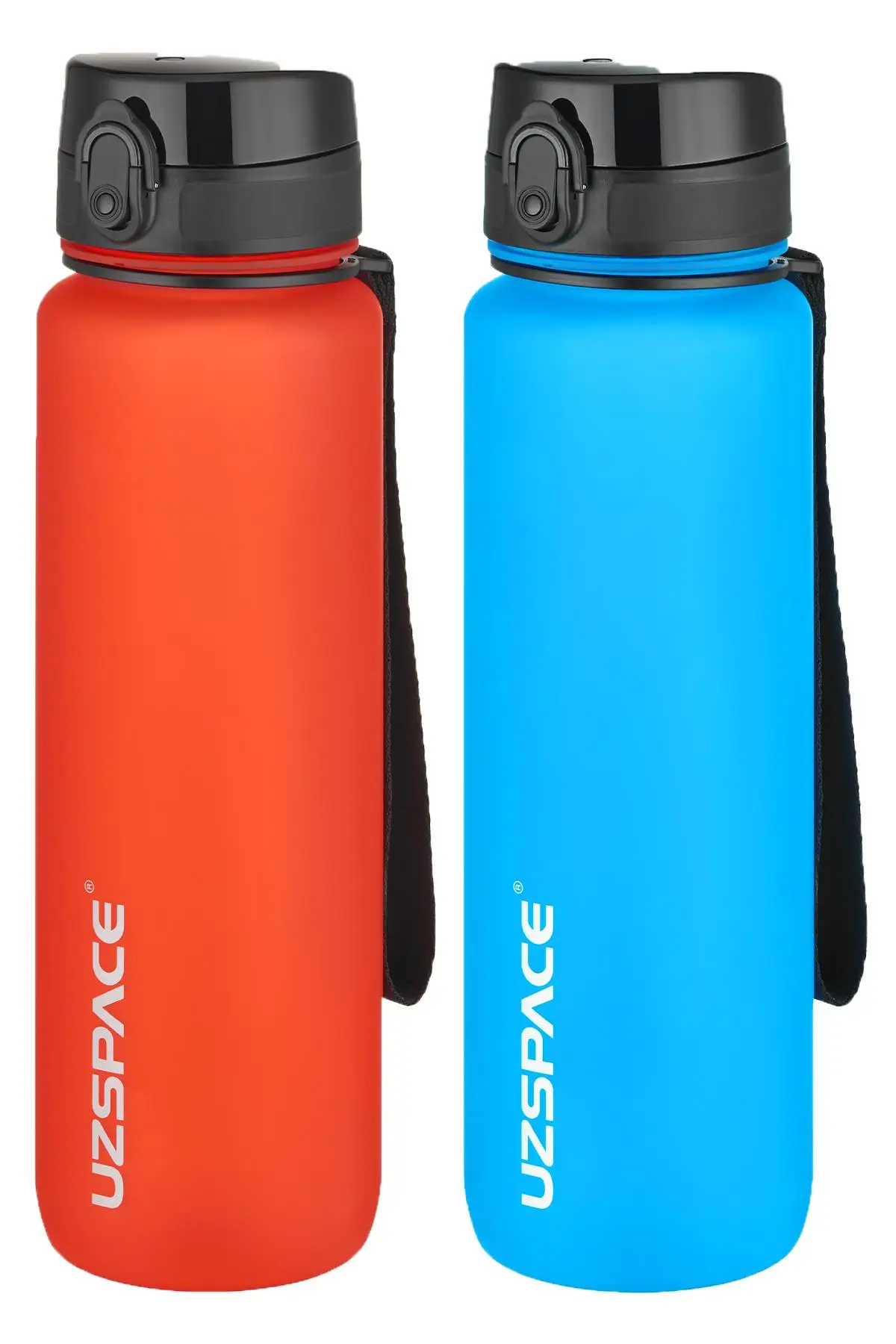 Uzspace 2`li Tritan Matara Seti 1000 ml Büyük Boy 14 Farklı Renk Seçeneği FiftyFifty