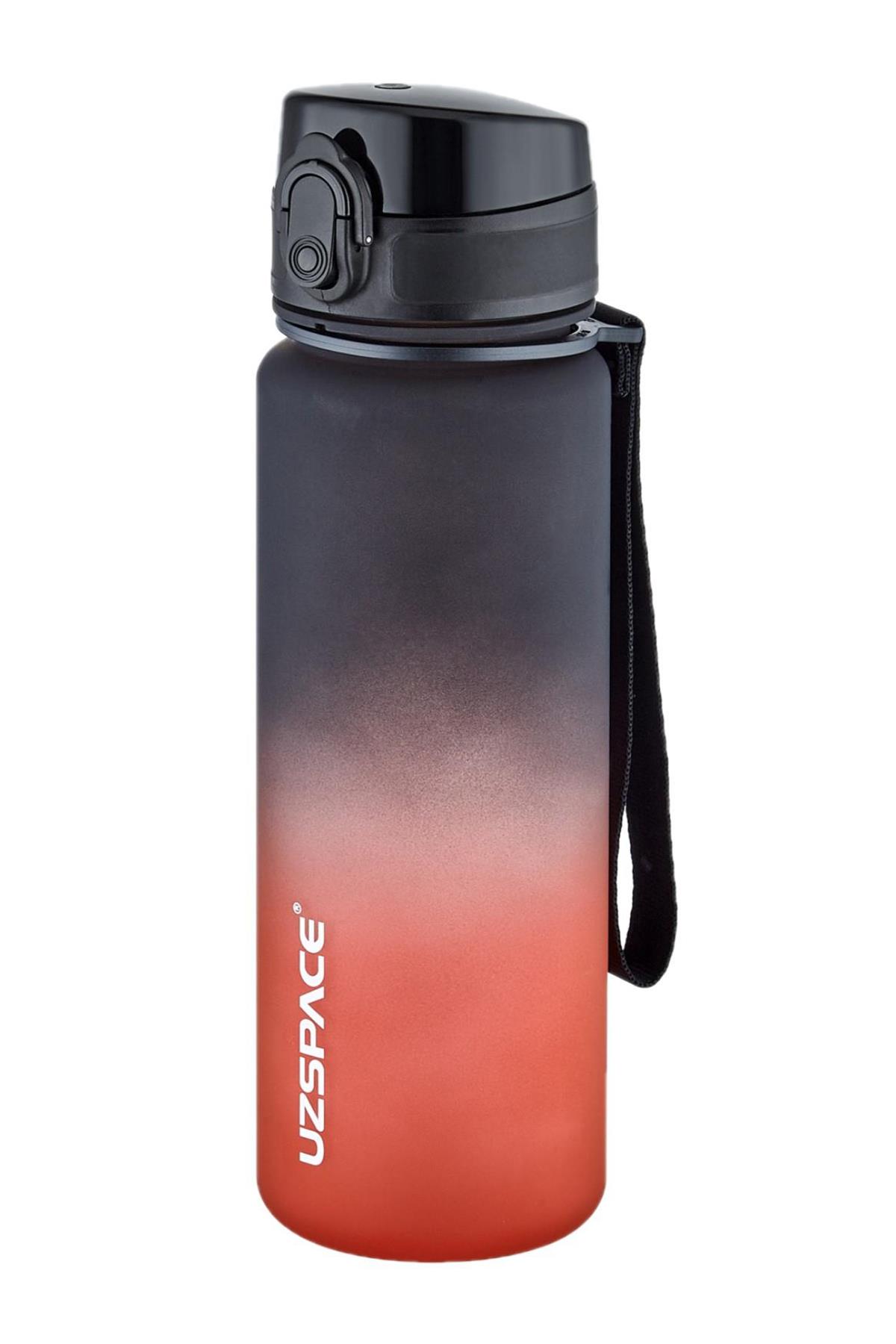 Uzspace 2`li Tritan Matara Seti 500 ml Çift Renk Softtouch FF Collection Tritan Su Matarası