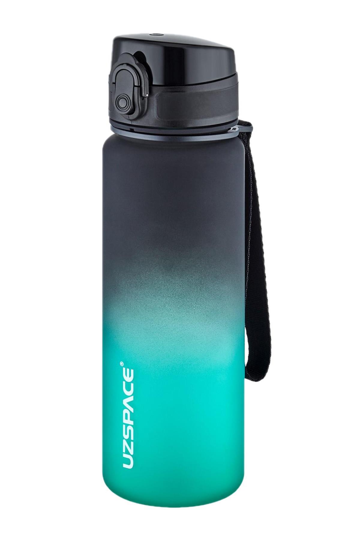 Uzspace 2`li Tritan Matara Seti 500 ml Çift Renk Softtouch FF Collection Tritan Su Matarası