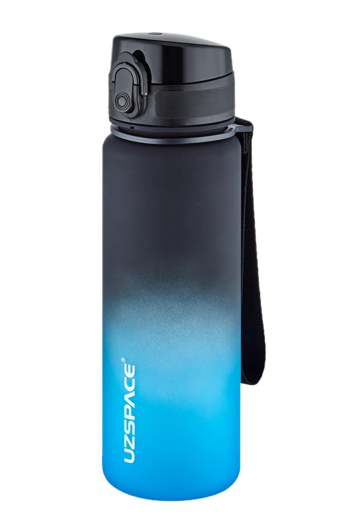 Uzspace 2`li Tritan Matara Seti 500 ml Çift Renk Softtouch FF Collection Tritan Su Matarası