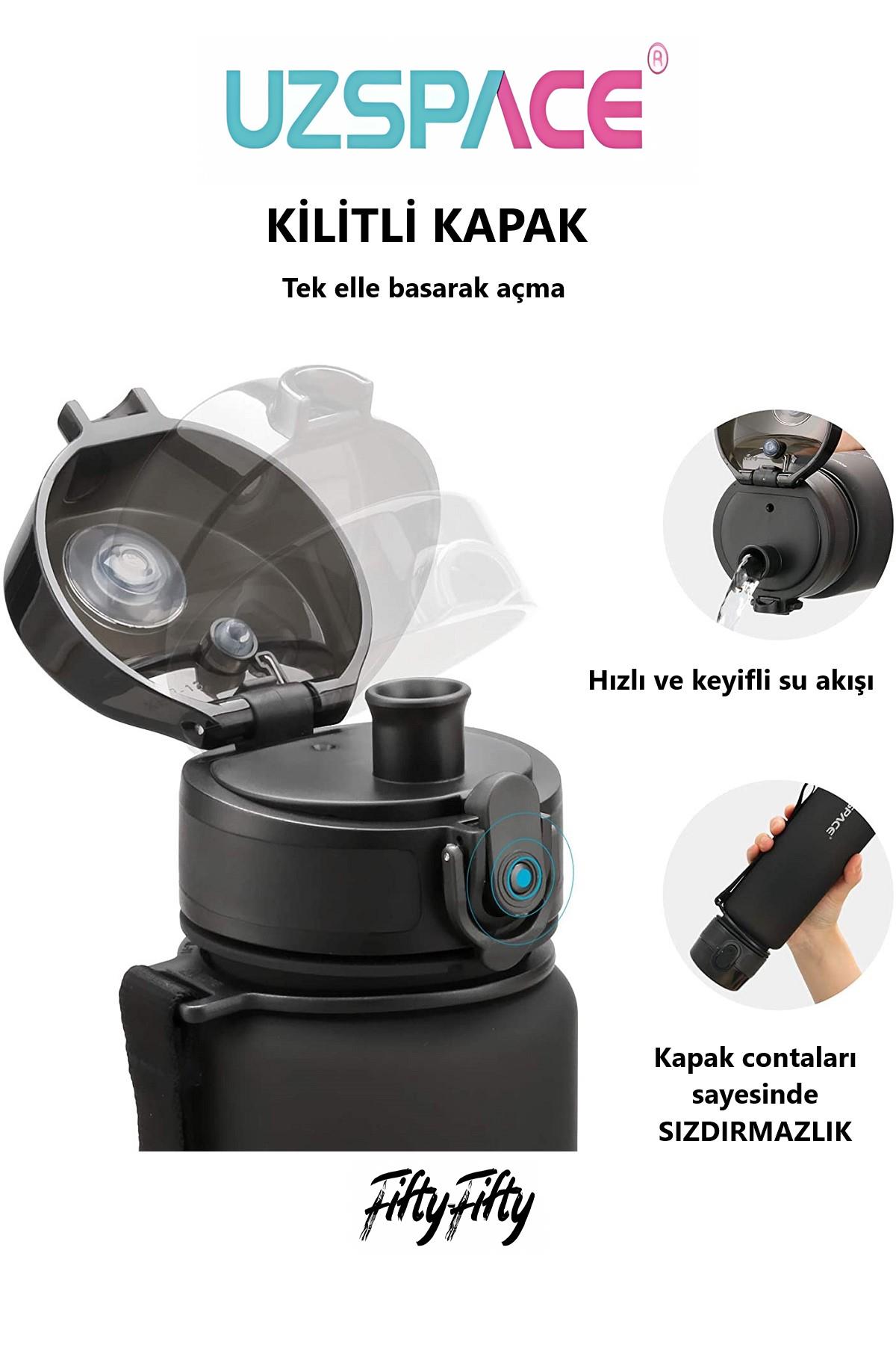 Uzspace 2`li Tritan Matara Seti 650 ml 14 Farklı Renk Seçeneği FiftyFifty