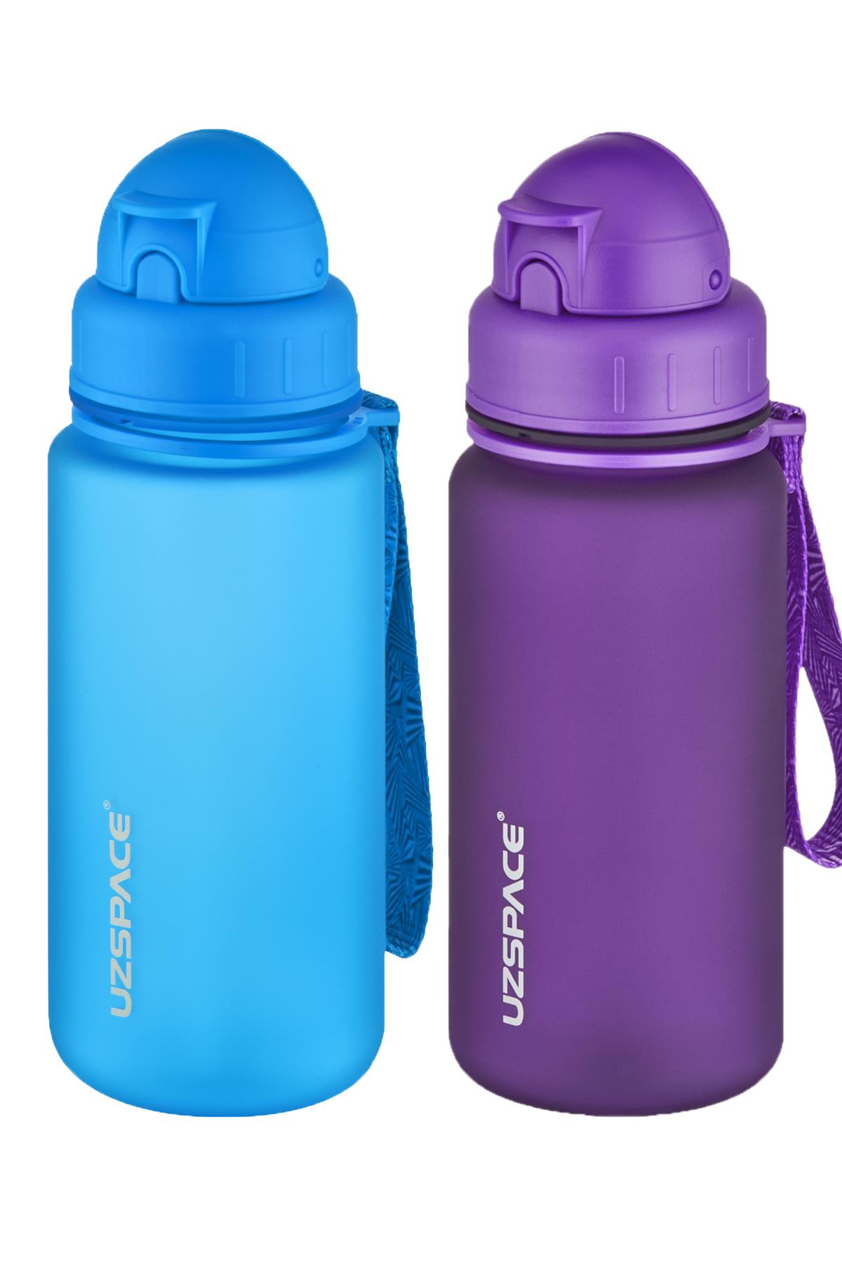 Uzspace 2`li Pipetli Tritan Matara Seti 400 ml FiftyFifty