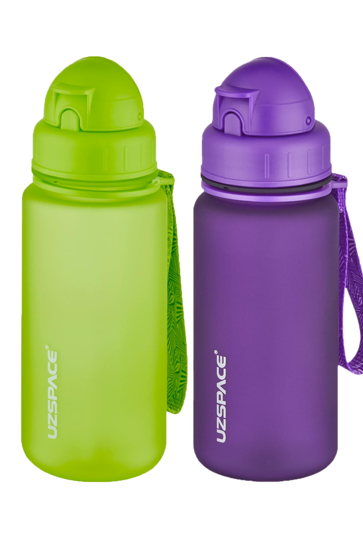 Uzspace 2`li Pipetli Tritan Matara Seti 400 ml FiftyFifty