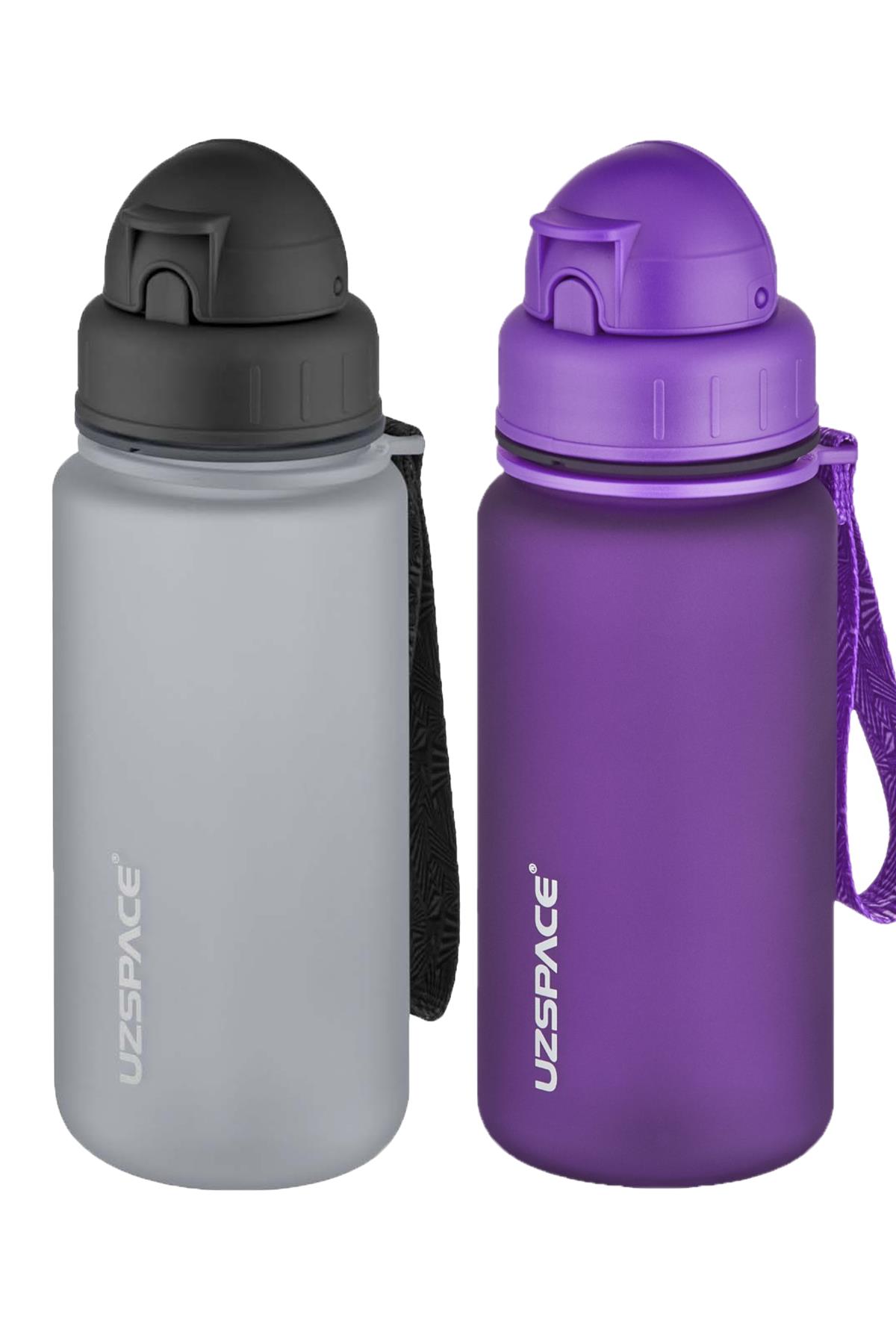 Uzspace 2`li Pipetli Tritan Matara Seti 400 ml FiftyFifty